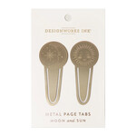 Designworks Ink Metal Page Tabs-Celestial