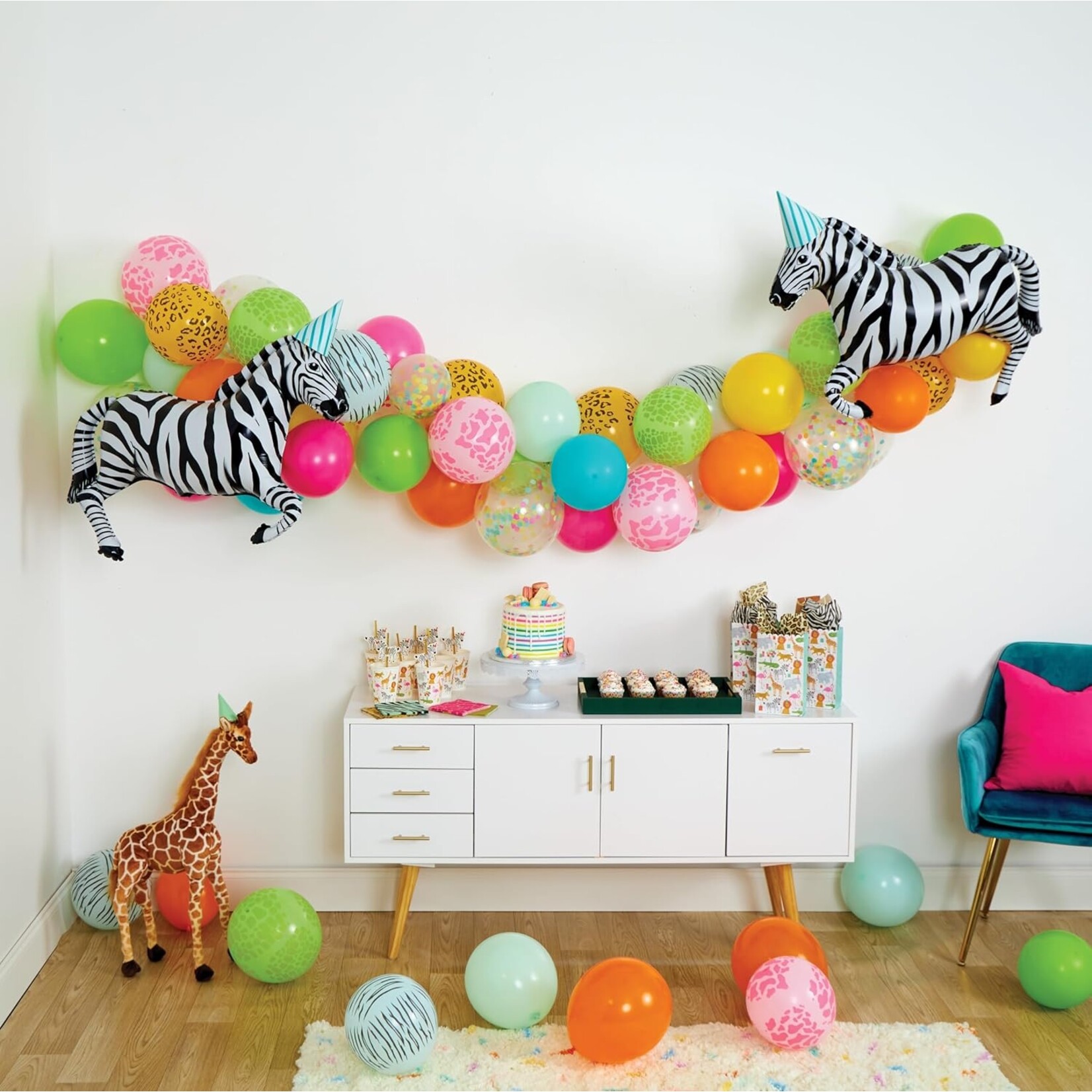 CR Gibson Party Animal Balloon Garland Kit