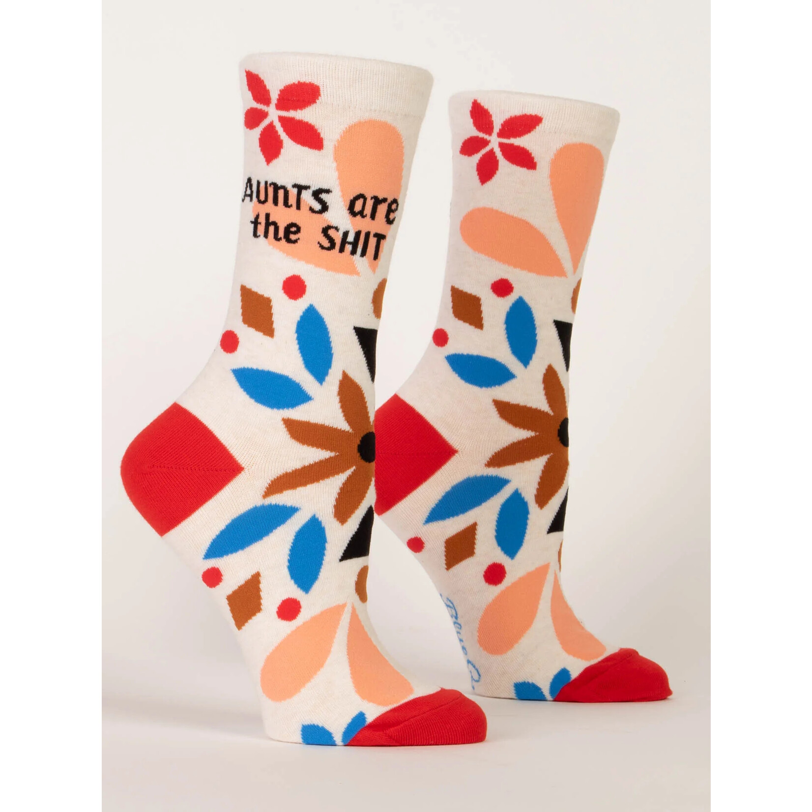Blue Q Aunts are the Shit Women's Crew Socks