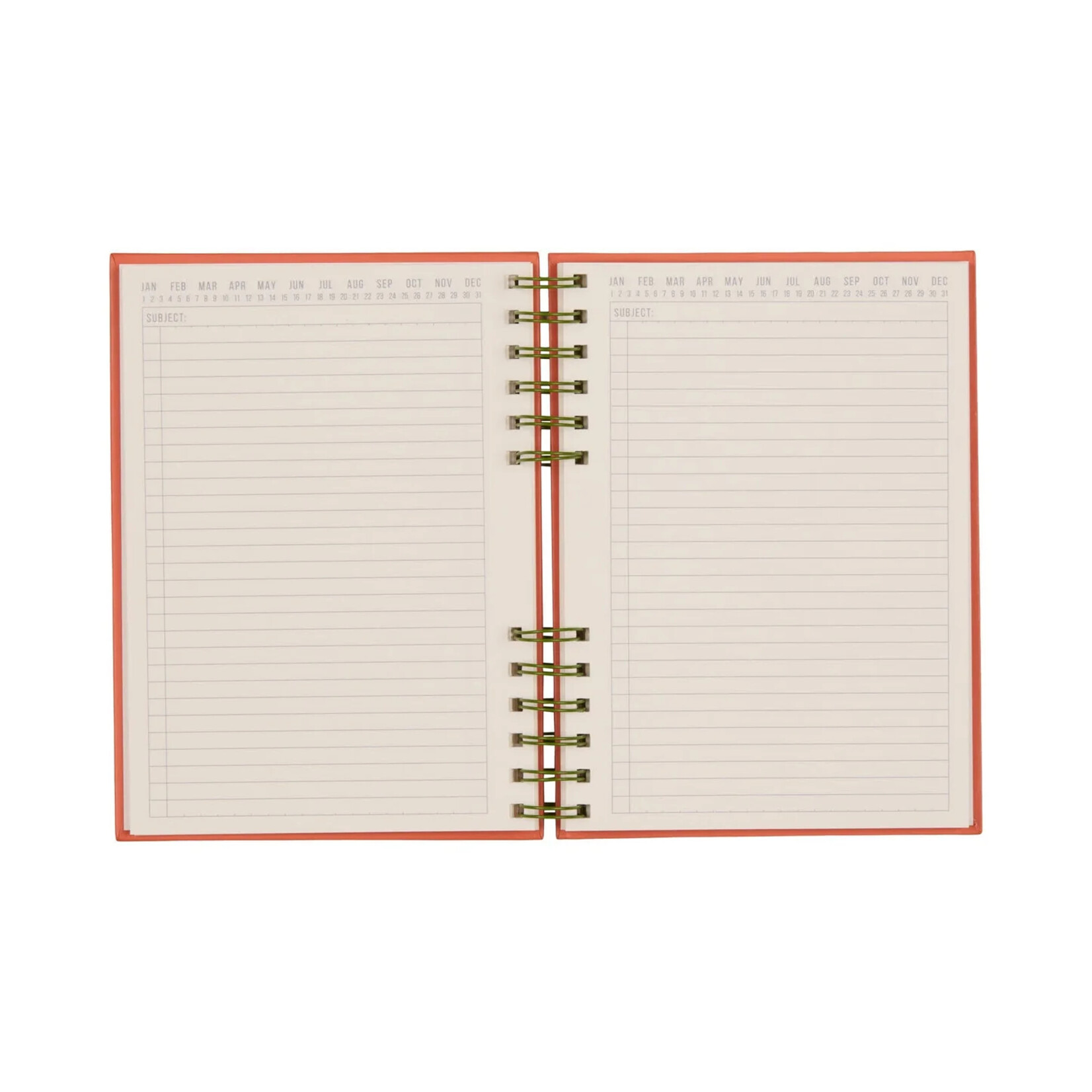 Designworks Army Green + Chili Sandard Issue No. 12 Planner Journal