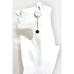 David Aubrey Jewelry Jet Glass Earrings