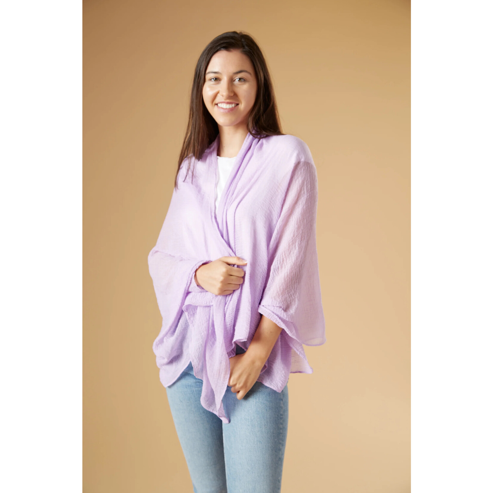 Hadley Wren Insect Shield Scarf- Lilac