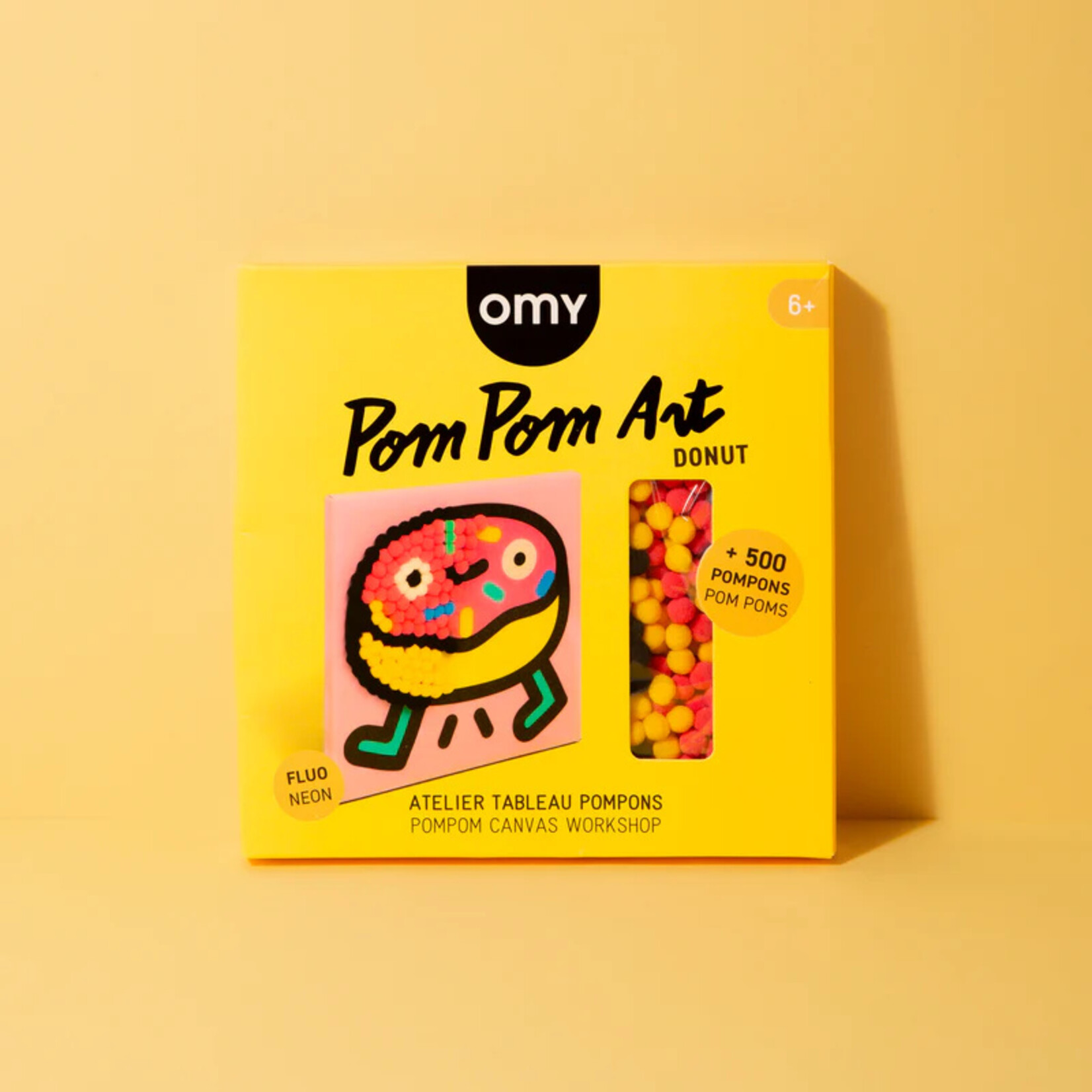 Donut Pom Pom Art
