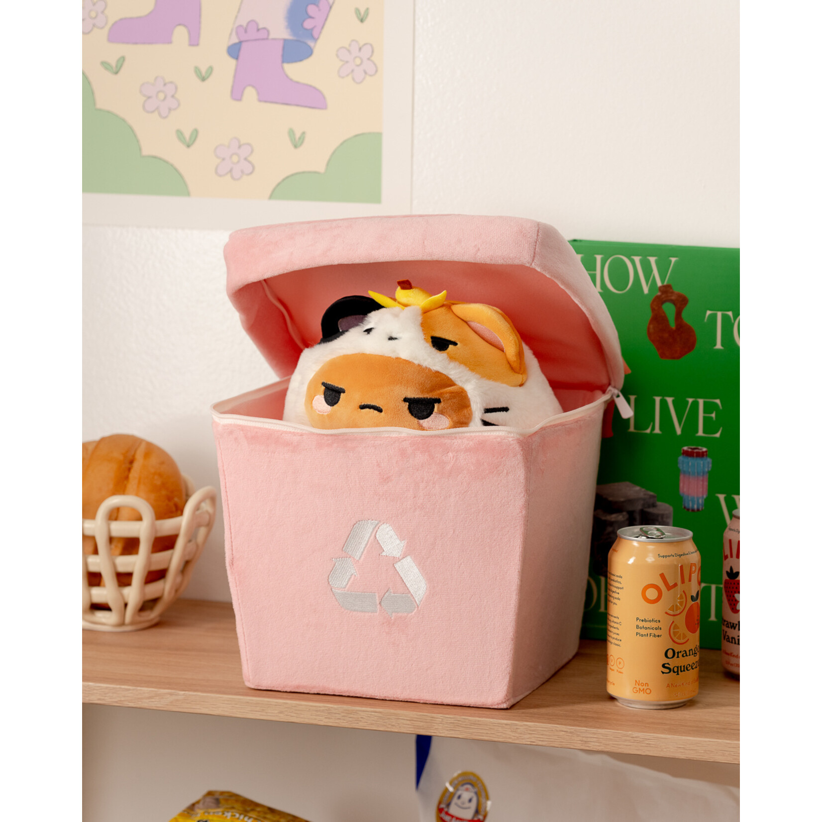 Master Toys & Novelties Smoko 8in Calico Cat Tayto Plush