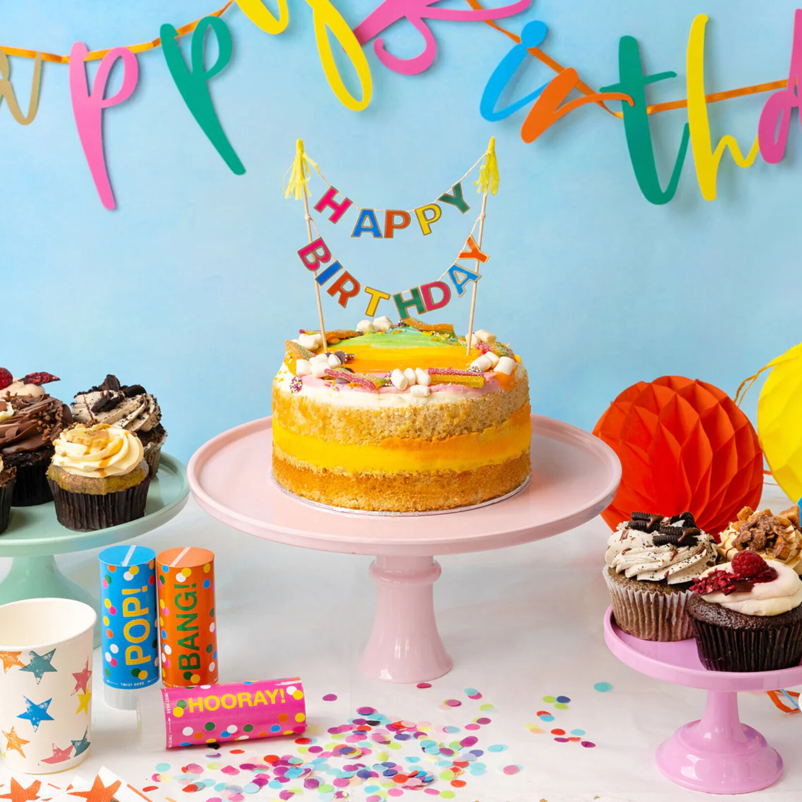 Birthday Confetti Cannon 3 Pack