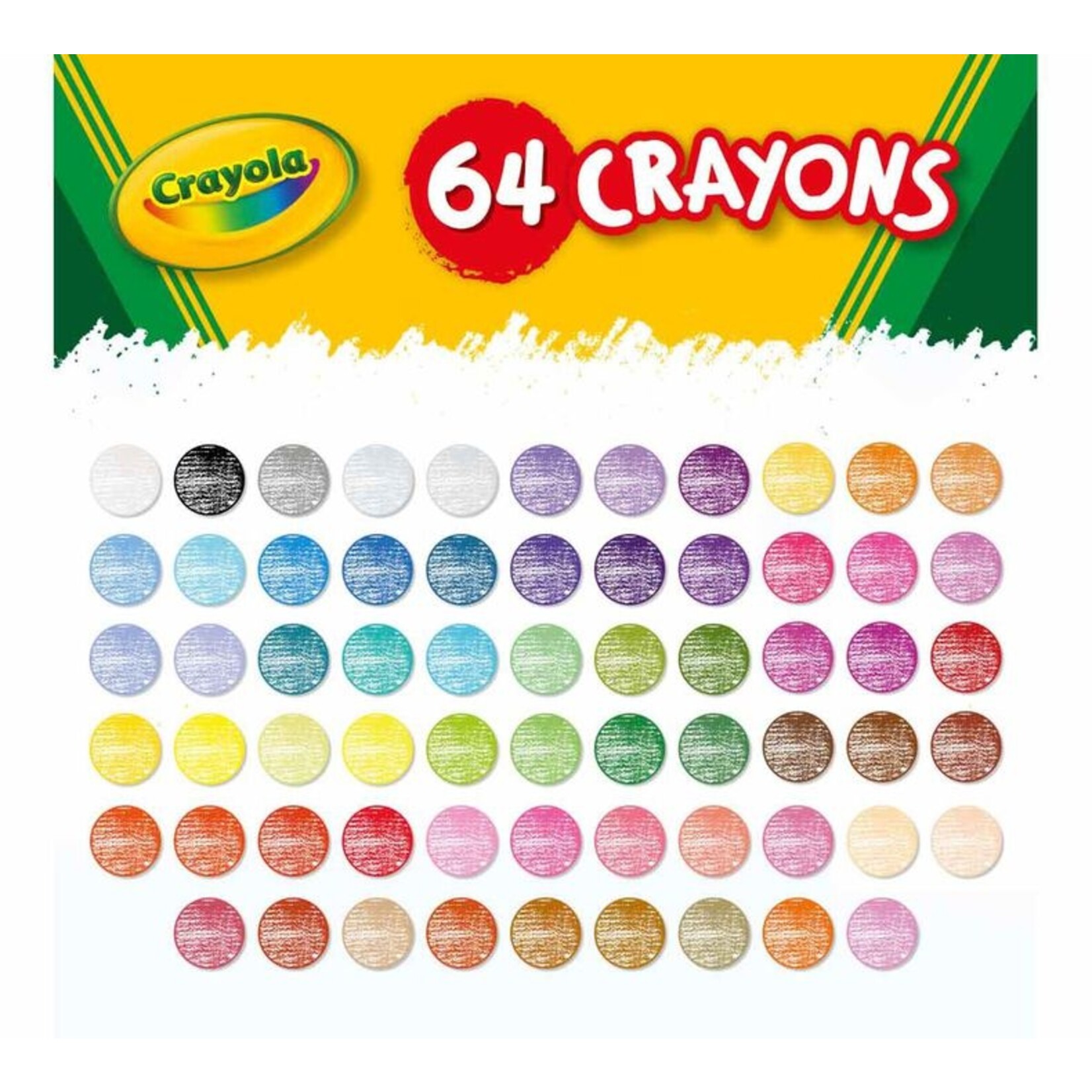Really Big Coloring Books 64 Count Crayola Crayons w/ Sharpener