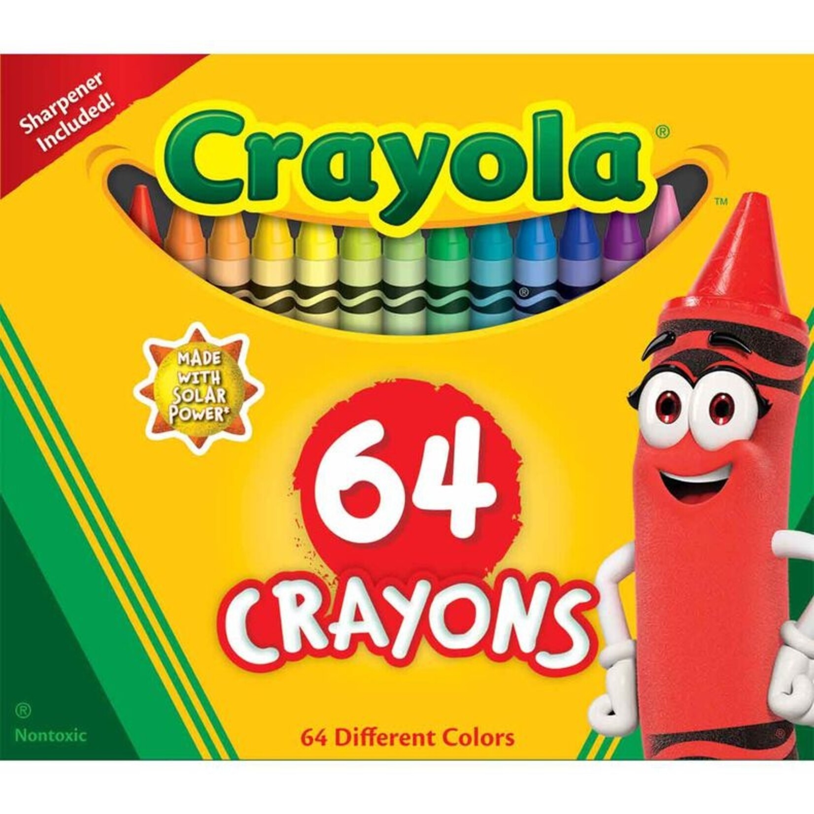Really Big Coloring Books 64 Count Crayola Crayons w/ Sharpener