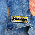Brooklyn Checkerboard Pin