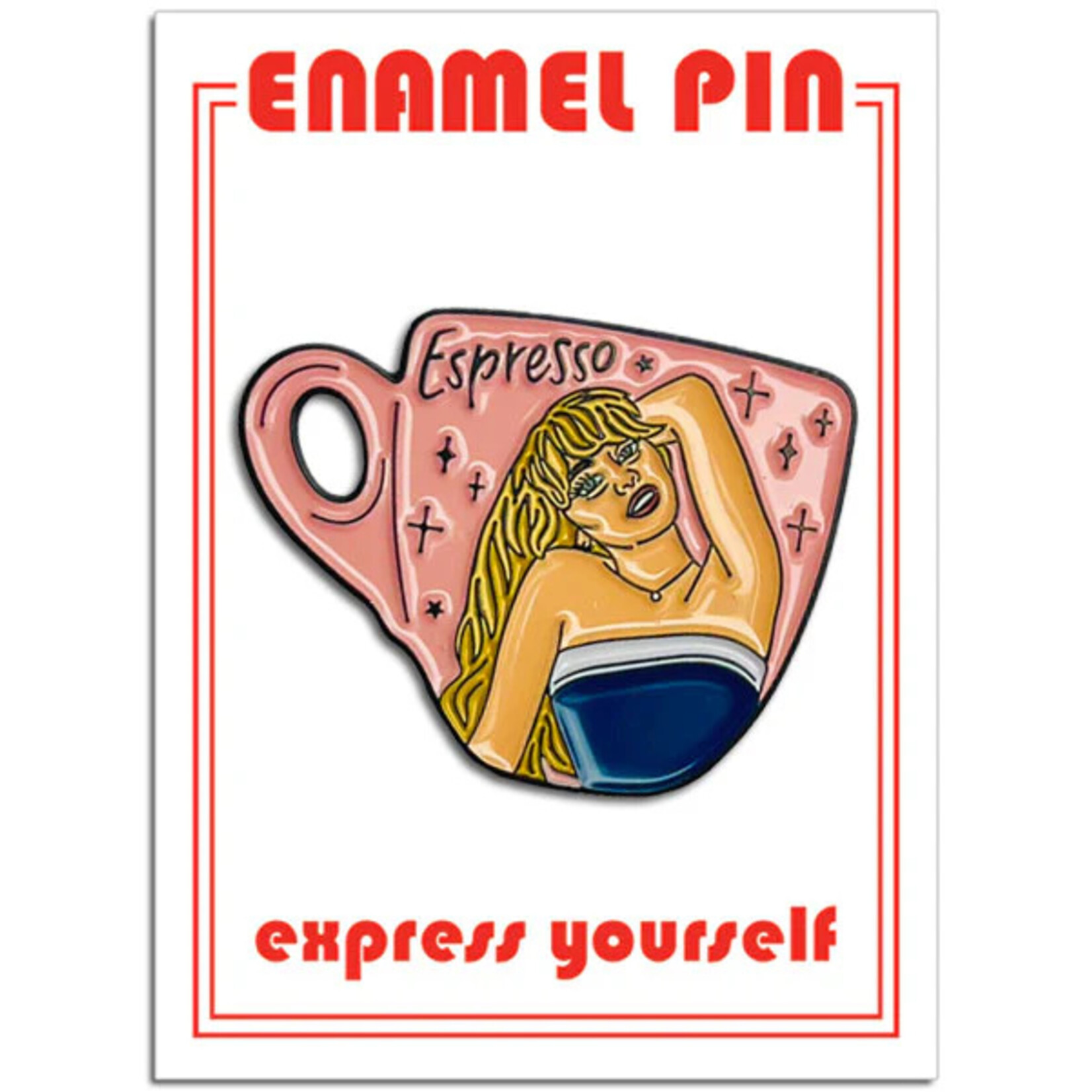 Sabrina Espresso Pin