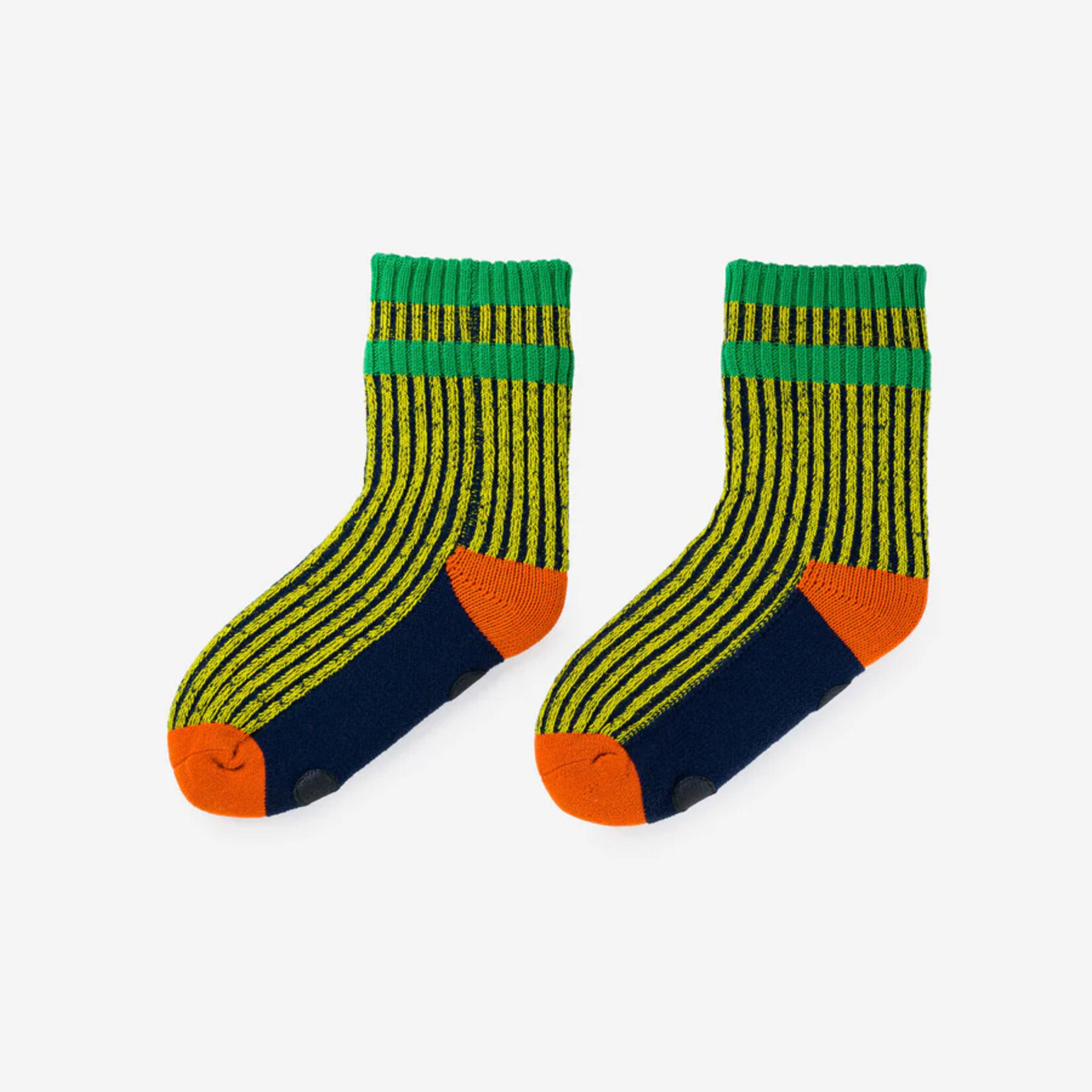 Verloop House Socks Gym- Yellow Navy S/M