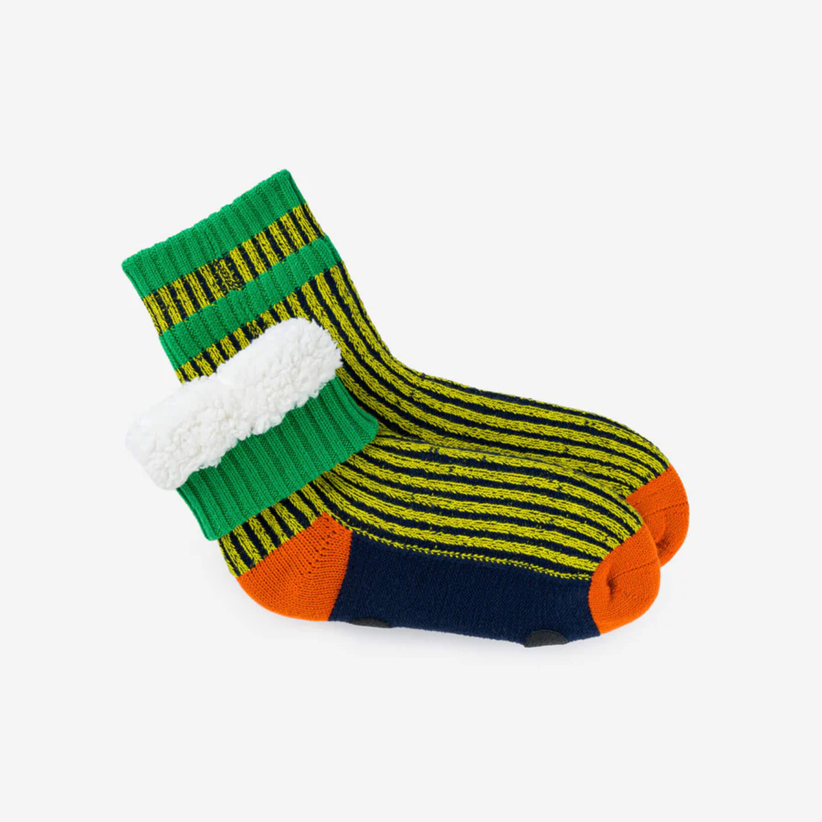 Verloop House Socks Gym- Yellow Navy S/M