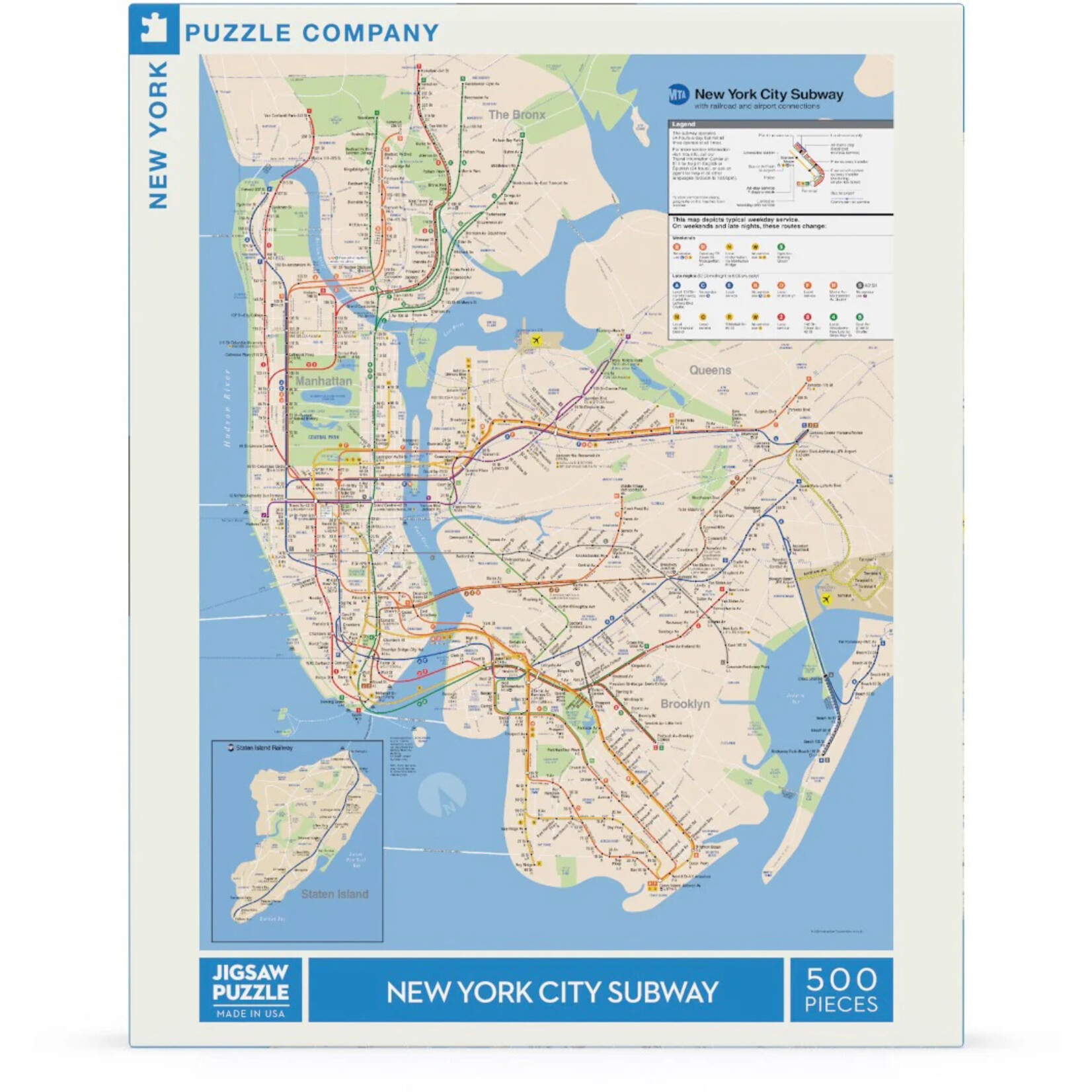 New York Subway Map Puzzle