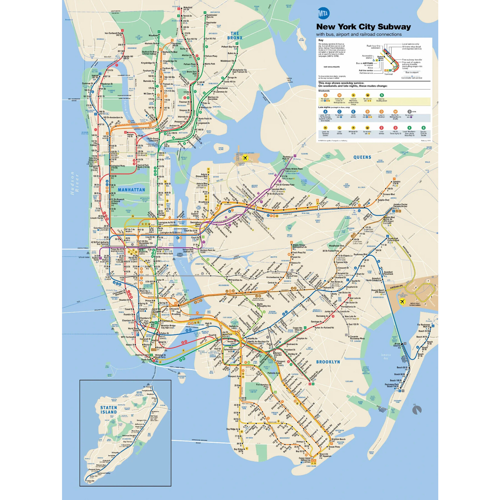 New York Subway Map Puzzle