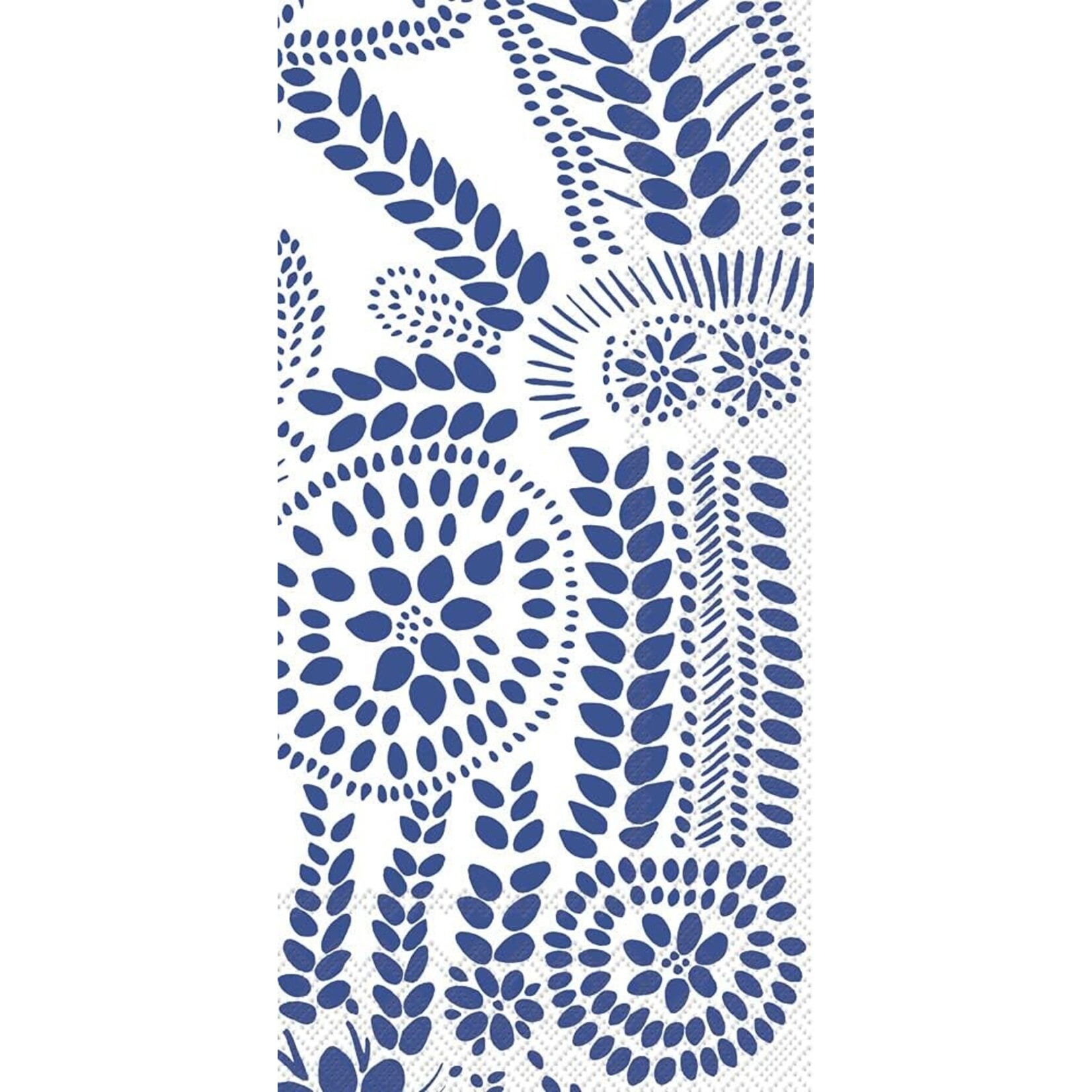 Boston International Nasia White Blue Guest Napkins