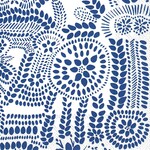 Boston International Nasia White Blue Lunch Napkin