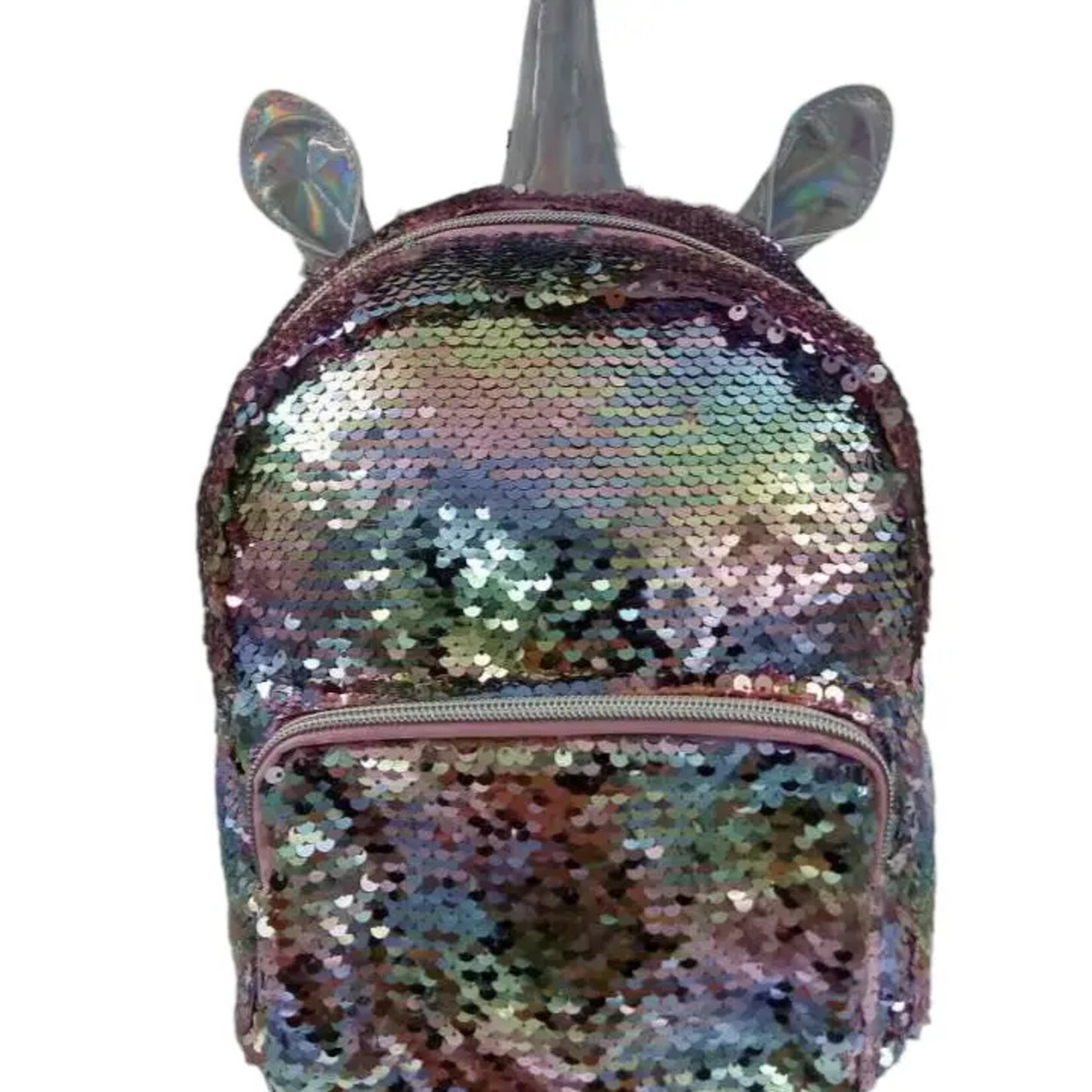 One & Only Creations Unicorn Sequin Backpack