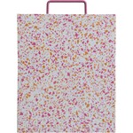 Creative Co-Op Resin Pink Terrazzo Serving Board with Handle
