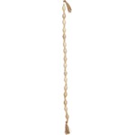 Creative Co-Op Mango Wood Bead Garland with Jute Tassels