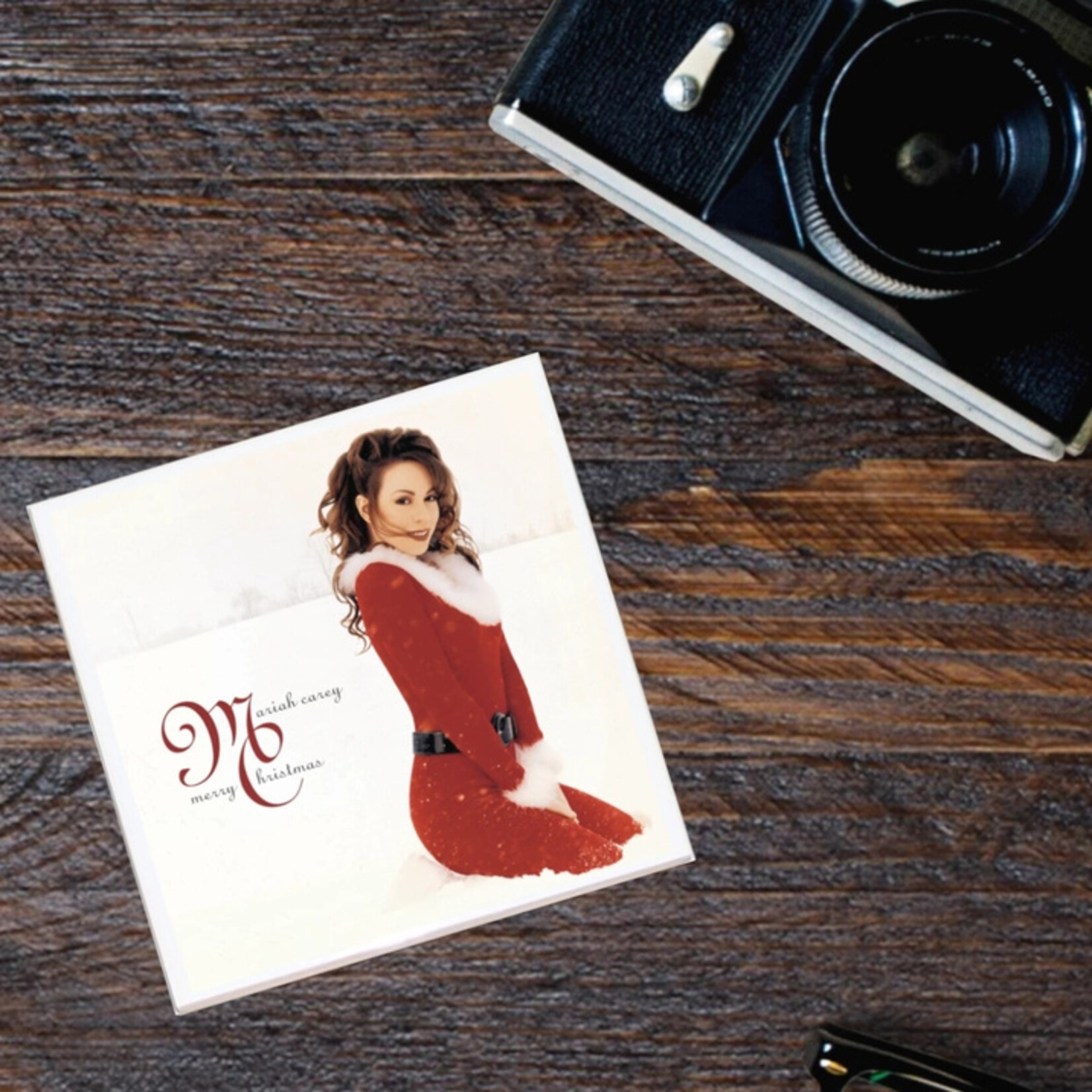 Lucky Mfg. Mariah Carey 'Merry Christmas' Album Holiday Coaster