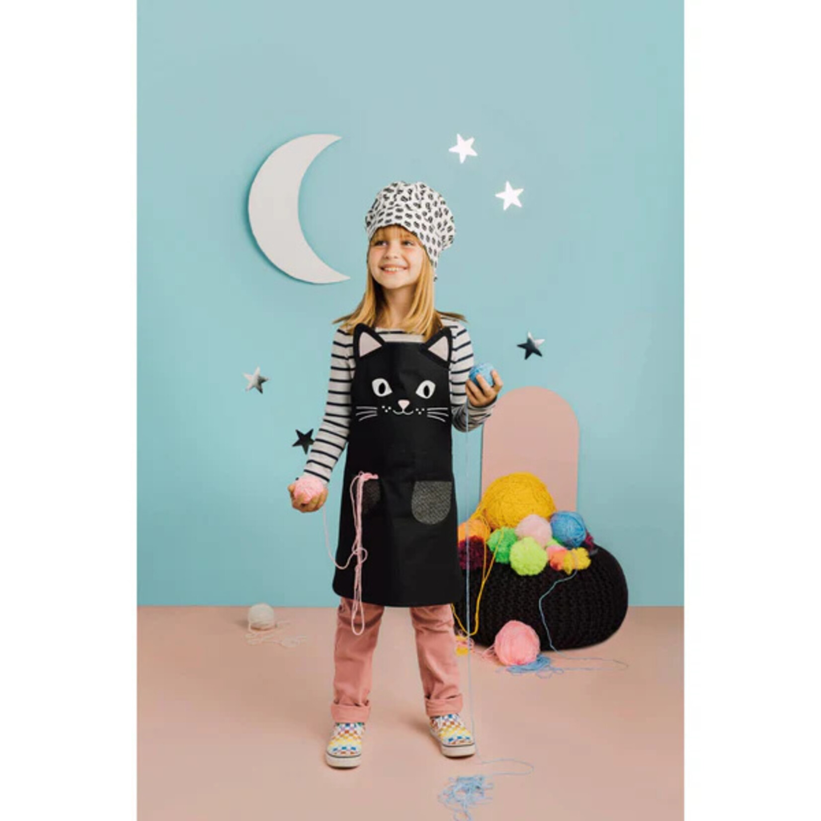 Now Designs Cat Daydream Kids Apron and Hat Set