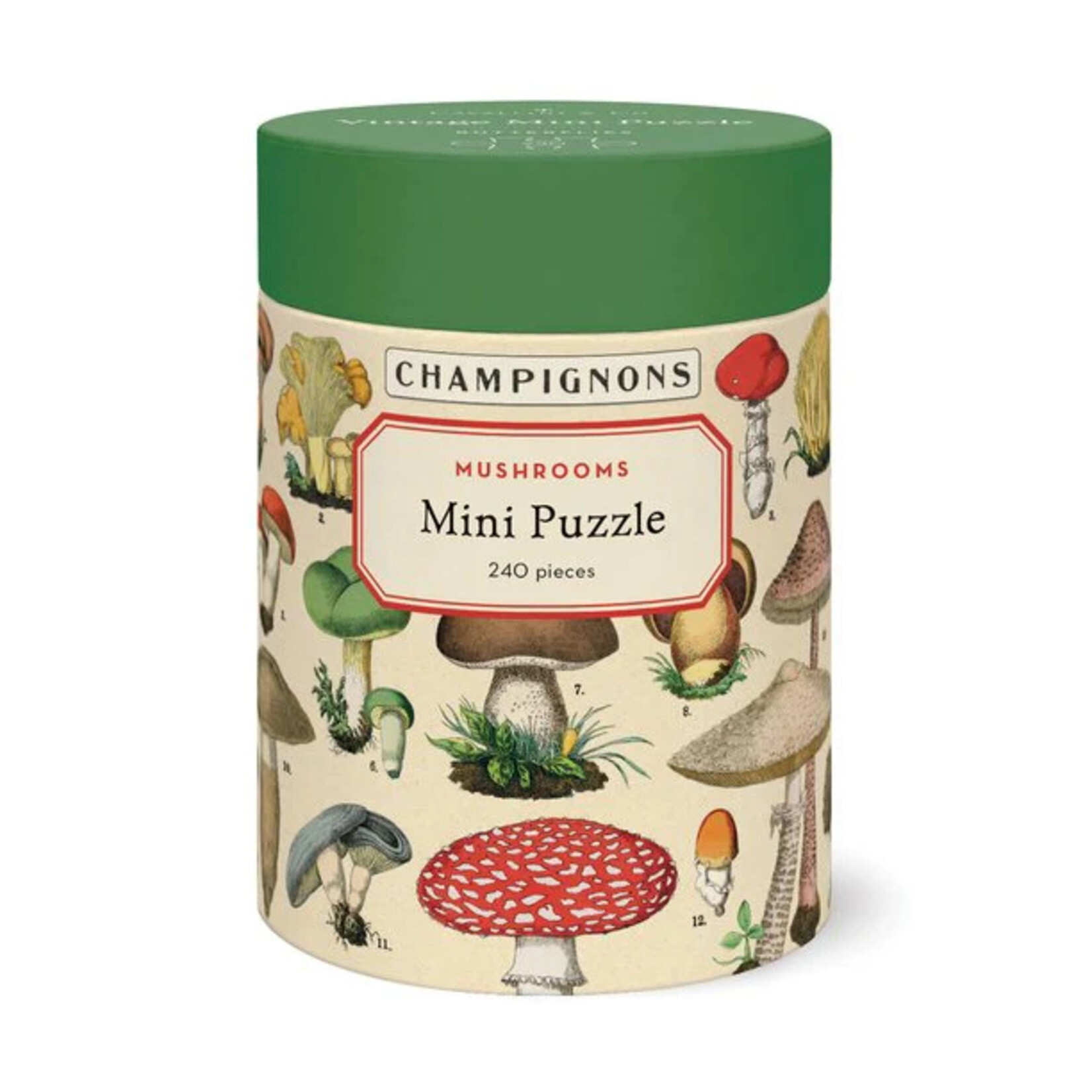 Cavallini Papers Mushroom 240 pc Mini Puzzle