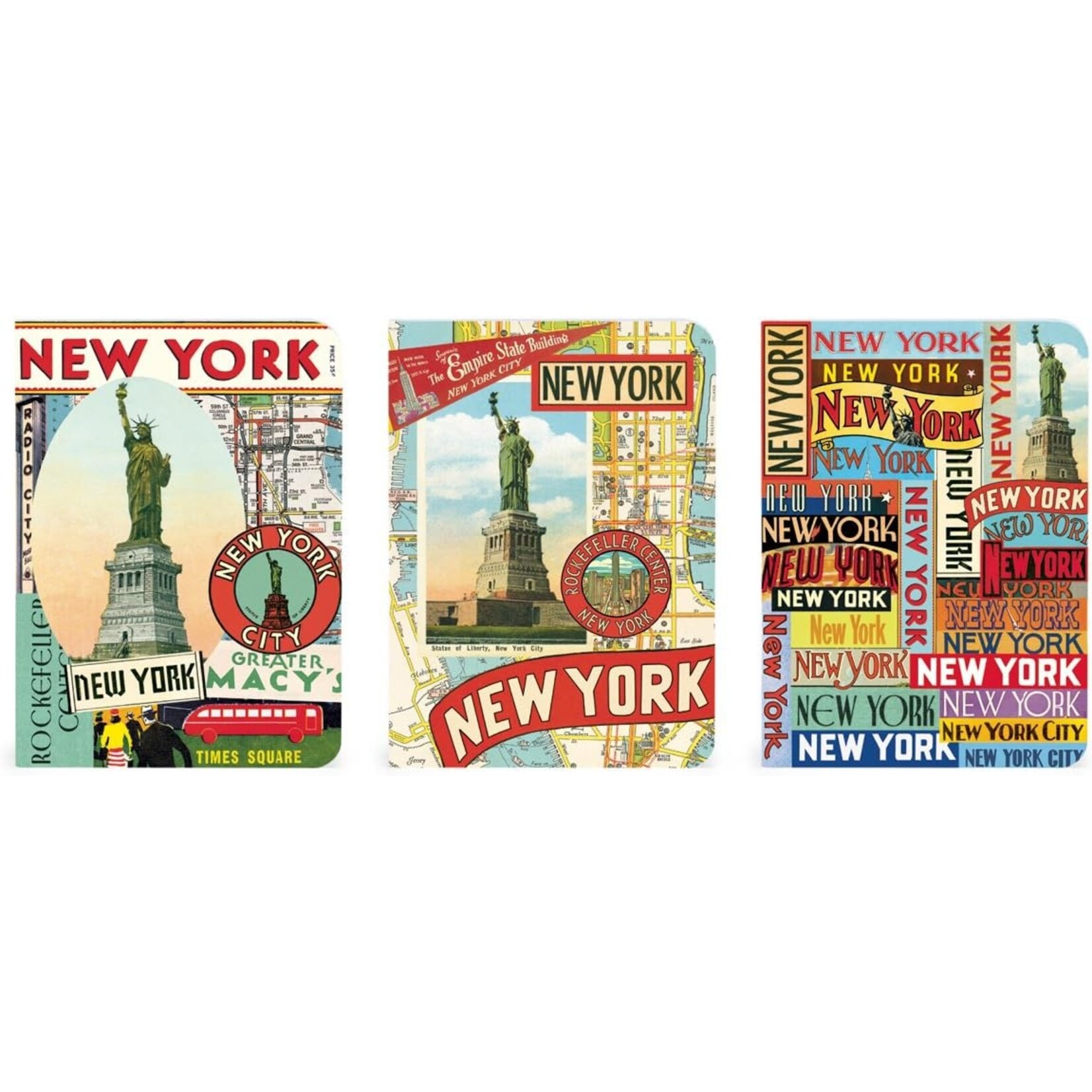 Cavallini Papers NYC 3 Mini Notebooks