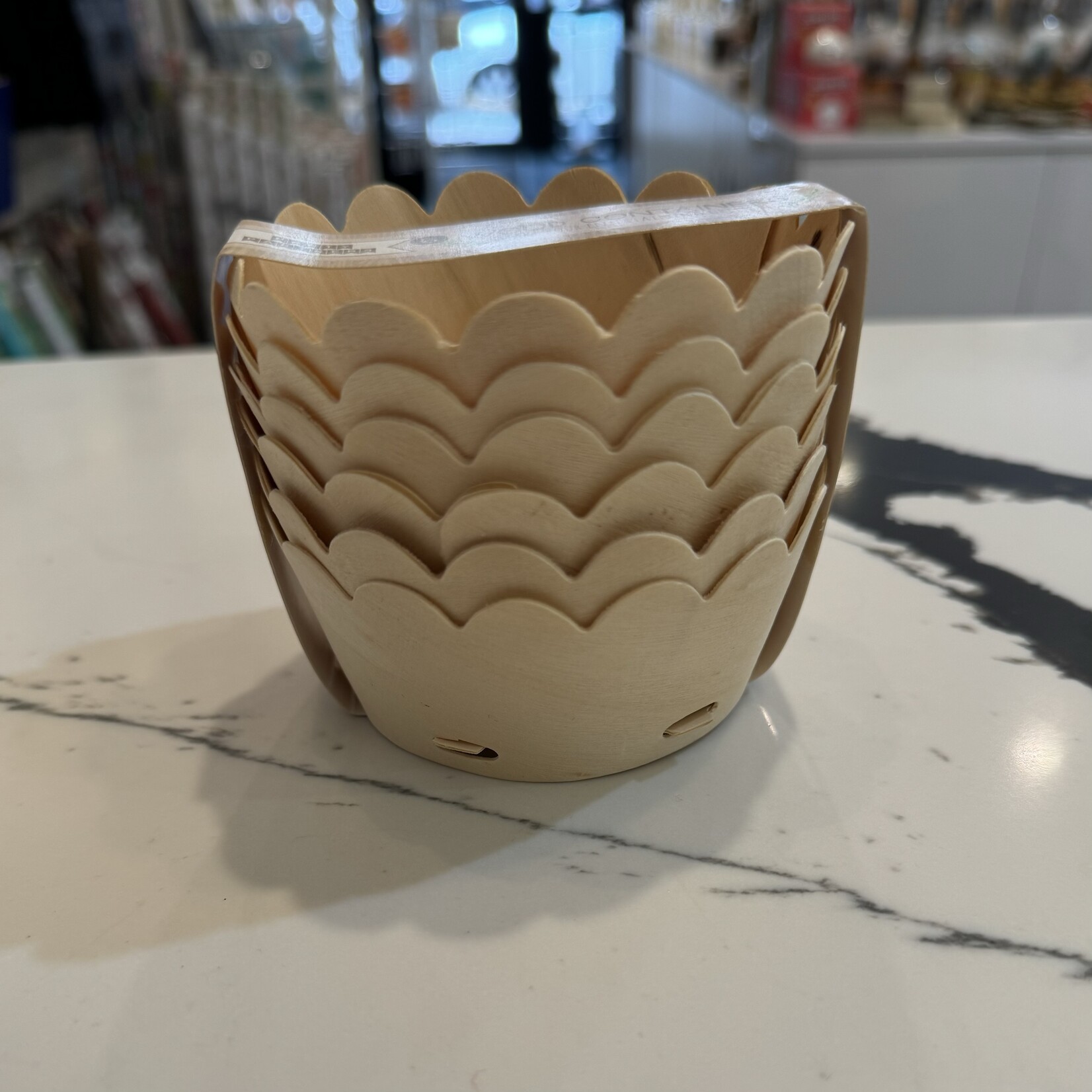 Wood Party Bowls Set of 6