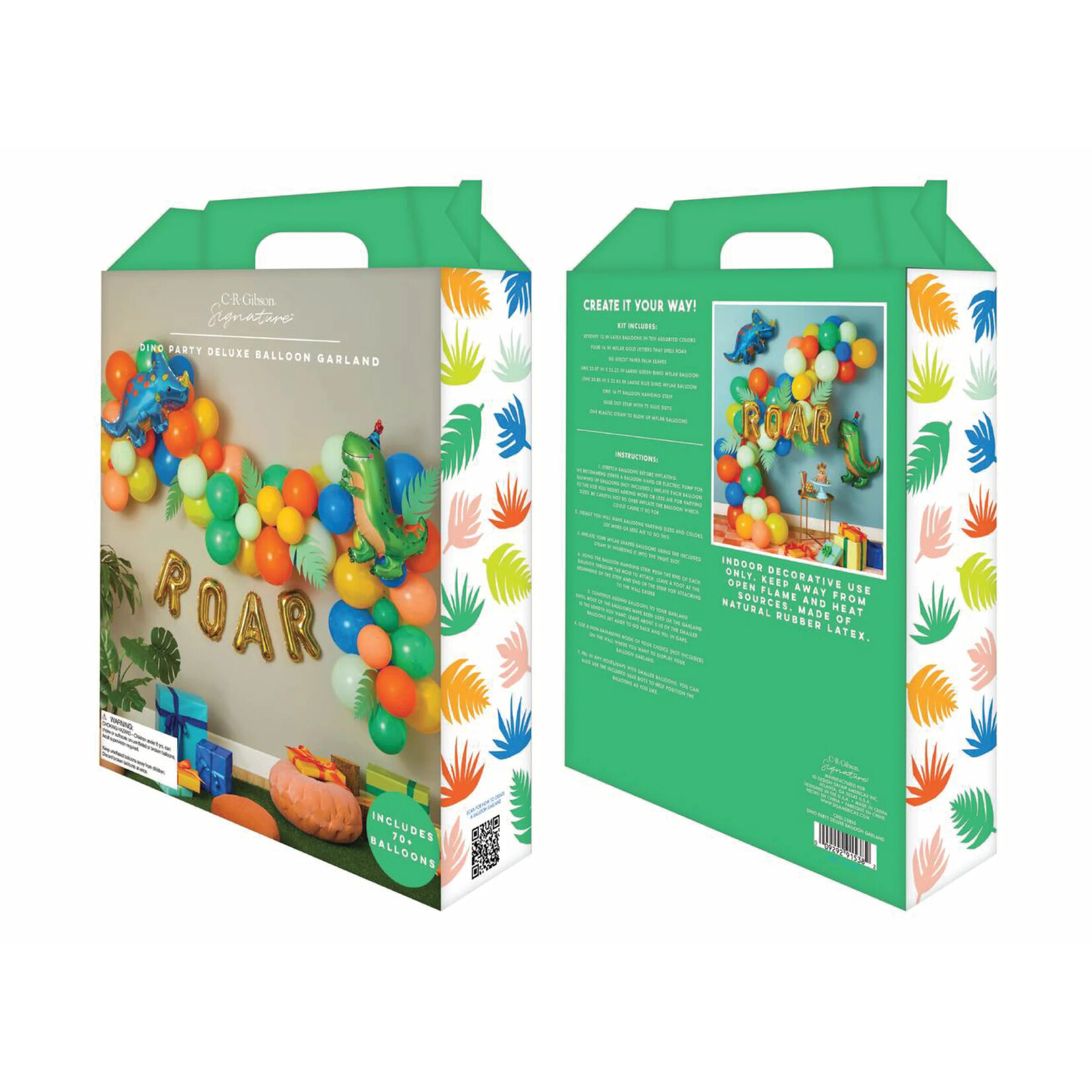 CR Gibson/ The GWC Dino Deluxe Balloon Garland Kit