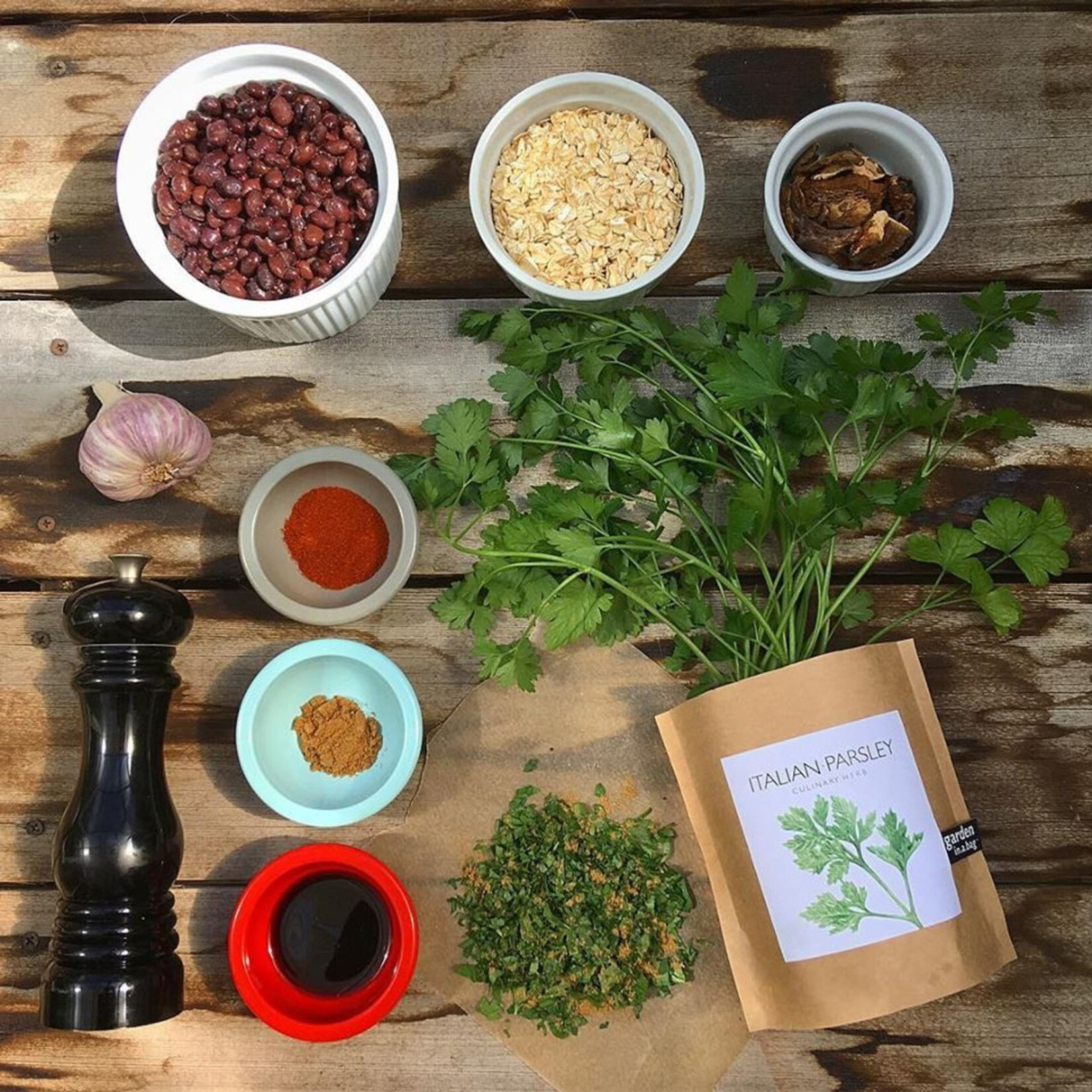Italian Parsley Garden in A Bag