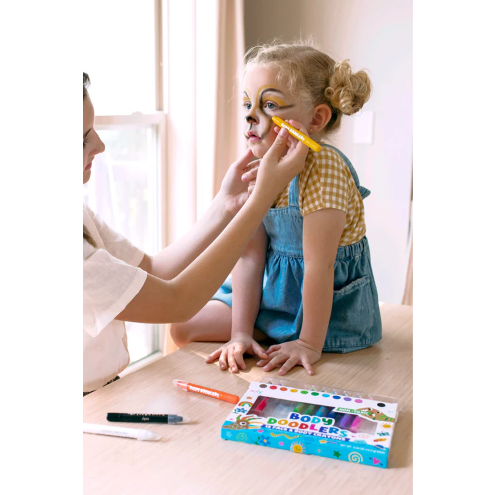 OOLY Body Doodlers Face & Body Crayons - Set of 12