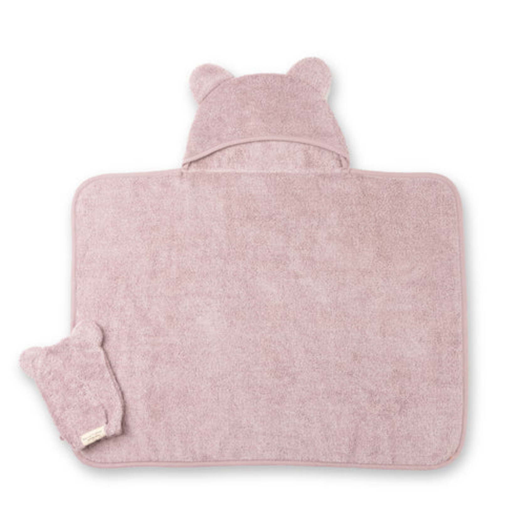 Bella Tunno Hooded Towel + Wash Mitt Set - Orchid Purple