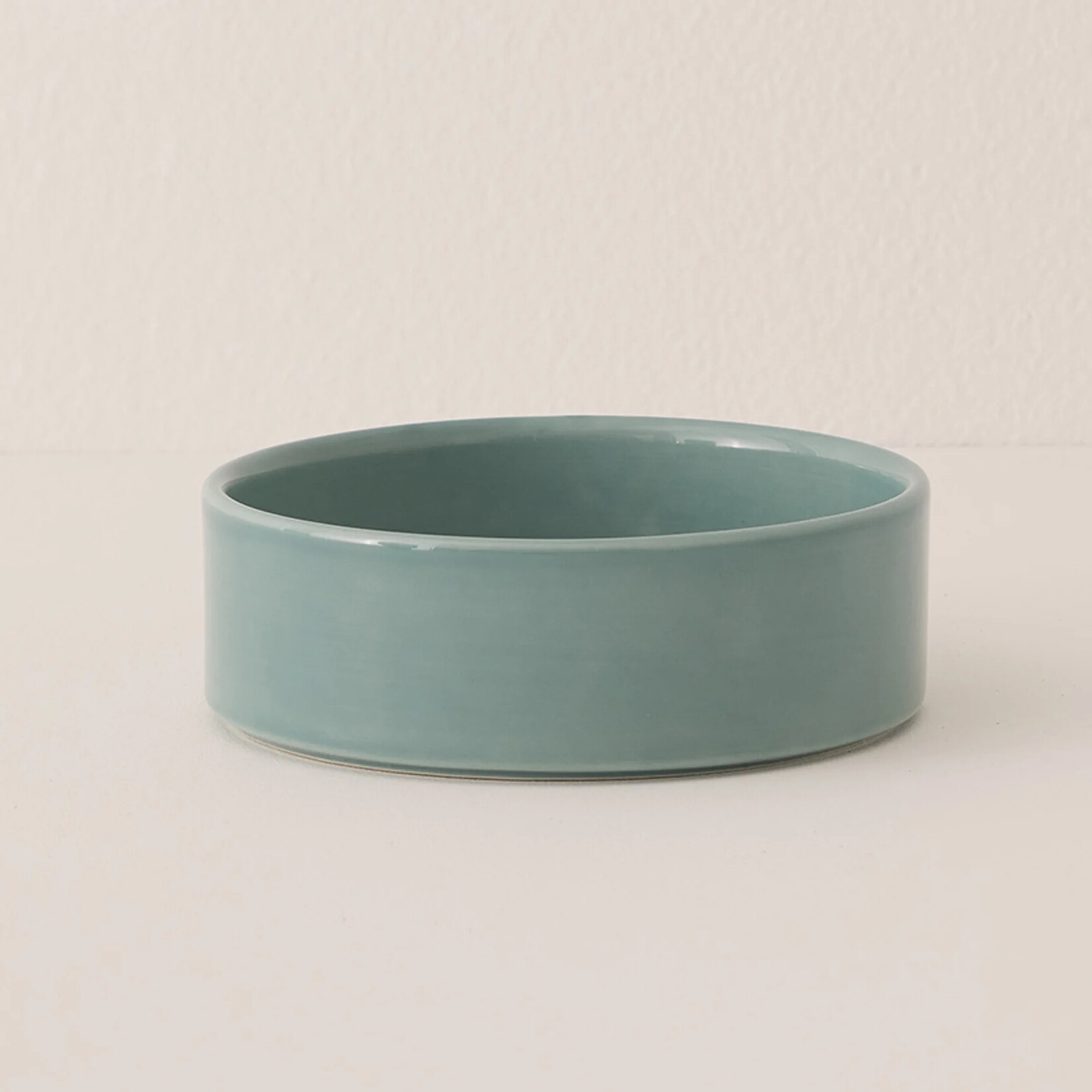 Bergs Potter Hoff Glazed Saucer- 18cm Misty Blue