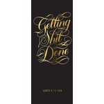 Chronicle Books Getting Shit Done List Ledger