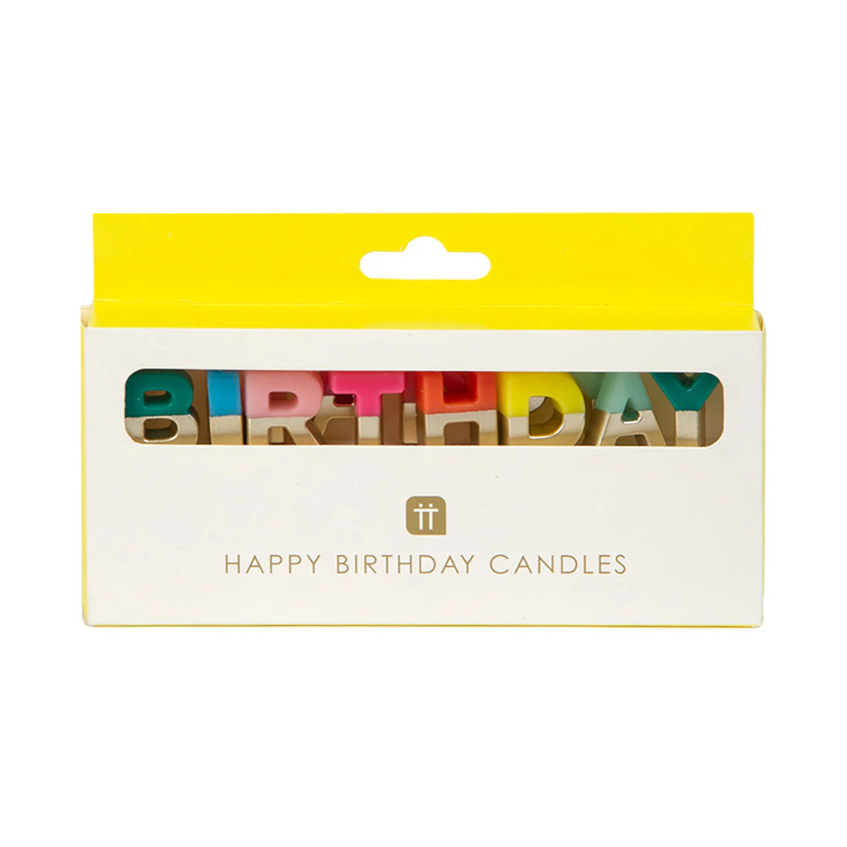 Rainbow Birthday Candles Glitter Dipped
