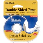 Bazic Products Double Sided Permanet Tape w/ Dispenser