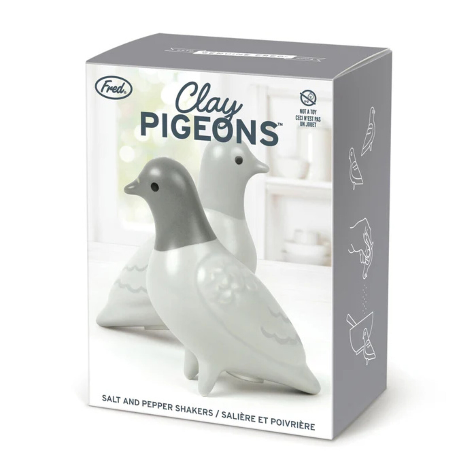 Clay Pigeons Salt and Pepper Shaker