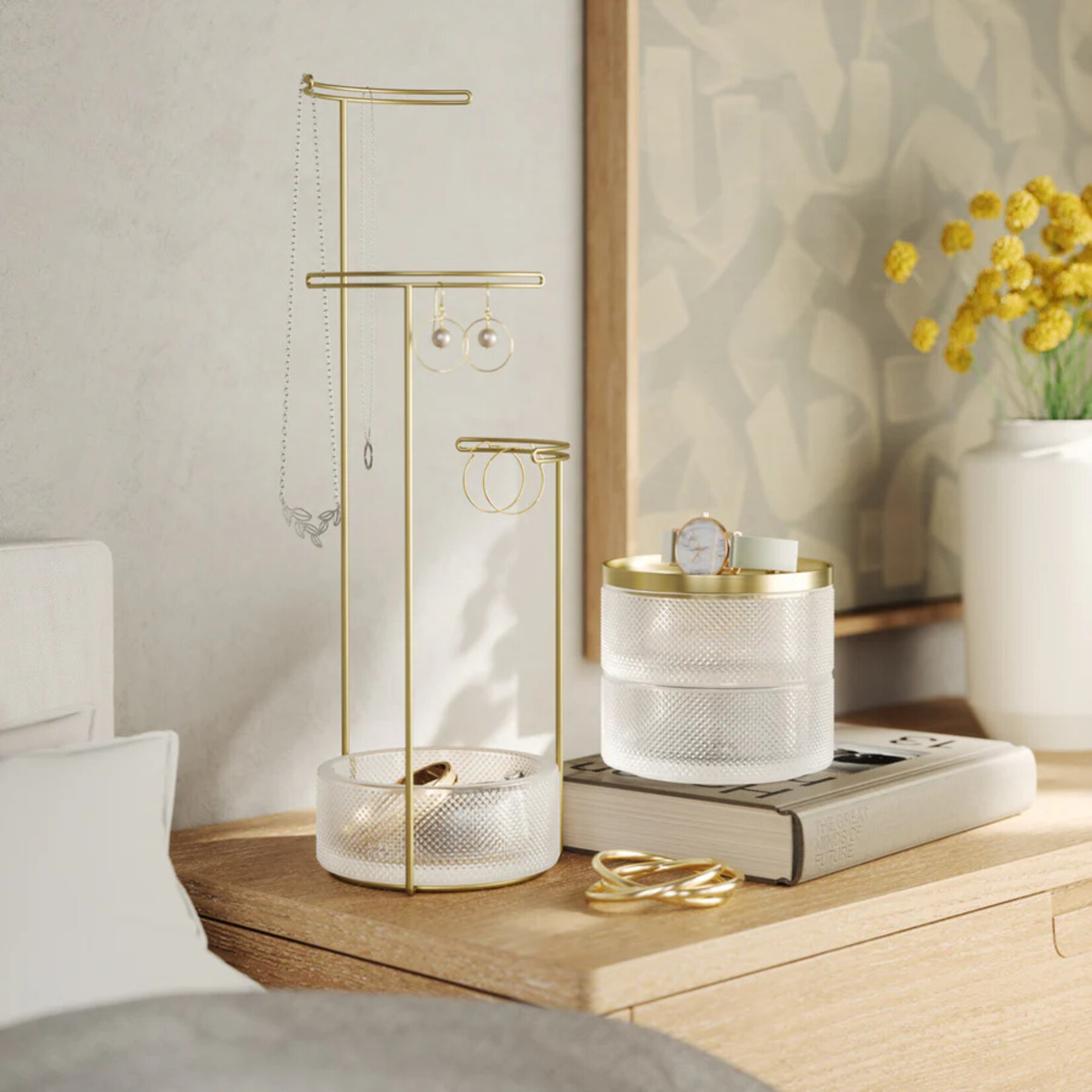 Tesora Glass Jewelry Box