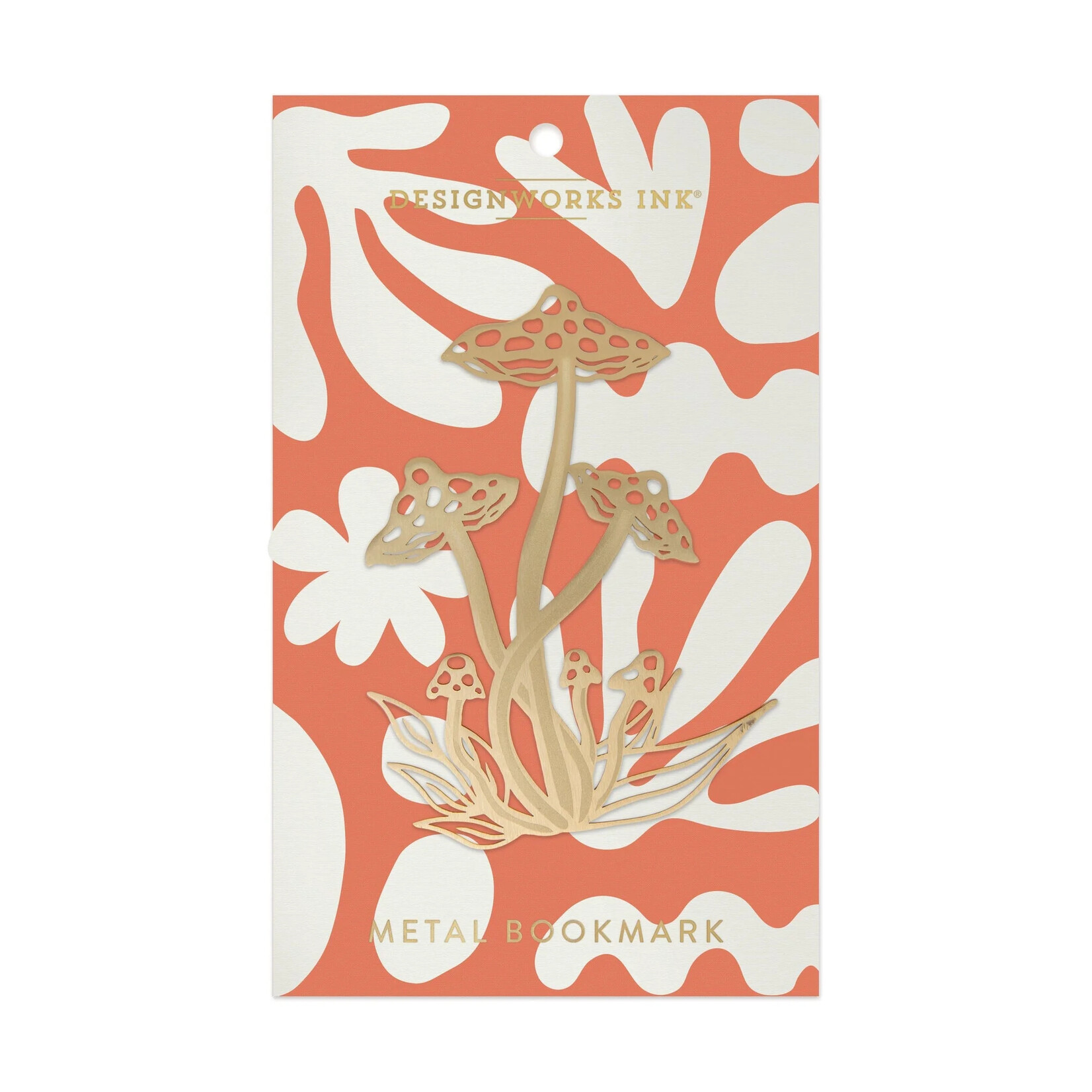 Designworks Metal Bookmark- Mushroom