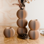 Modernized Pottery Modernized Pottery Bubbly Vase Natural Wood