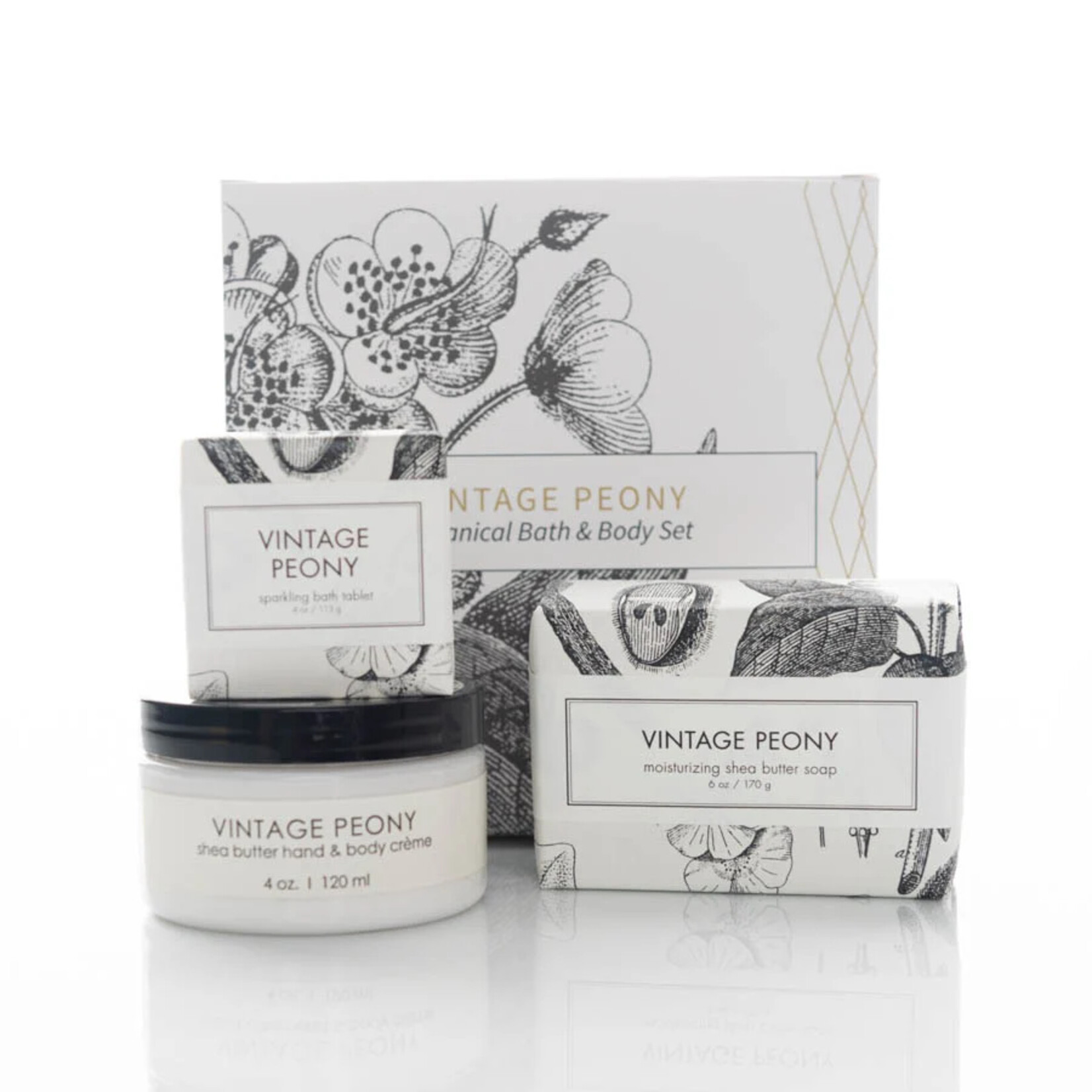 Formulary 55 Vintage Peony Botanical Gift Set