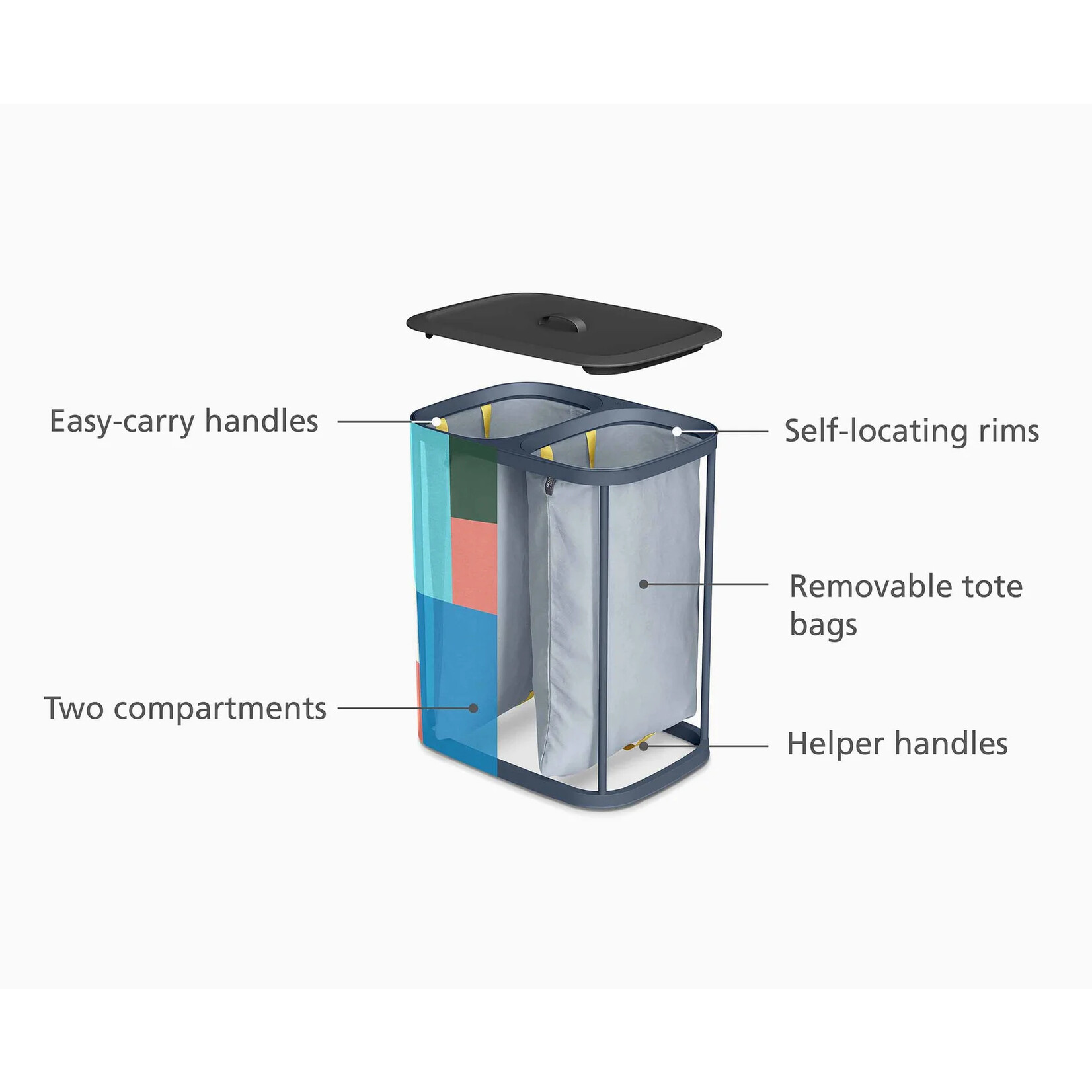 Tota Double Laundry Basket
