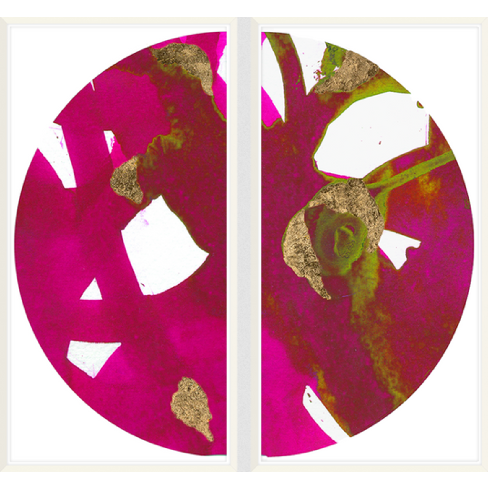Zoe Bios Creative Malta Globe Diptych Fuchsia (20x40 per piece)