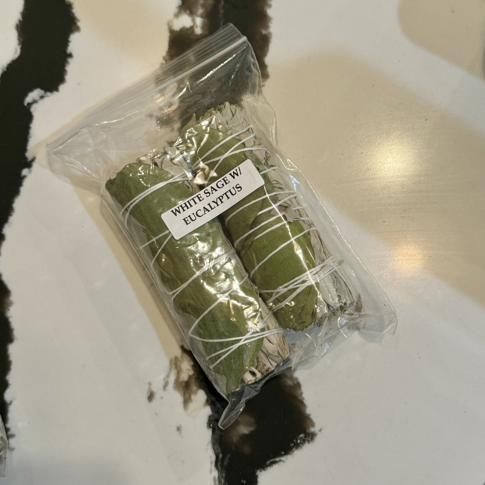 J and S Imports White Sage Eucalyptus Pack of 2