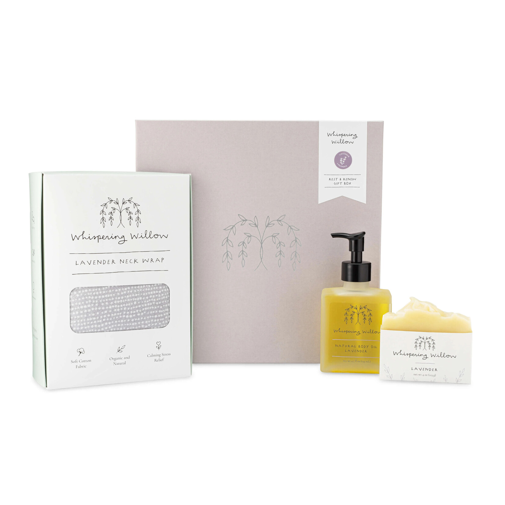 Whispering Willow Rest & Renew Gift Set- Lavender