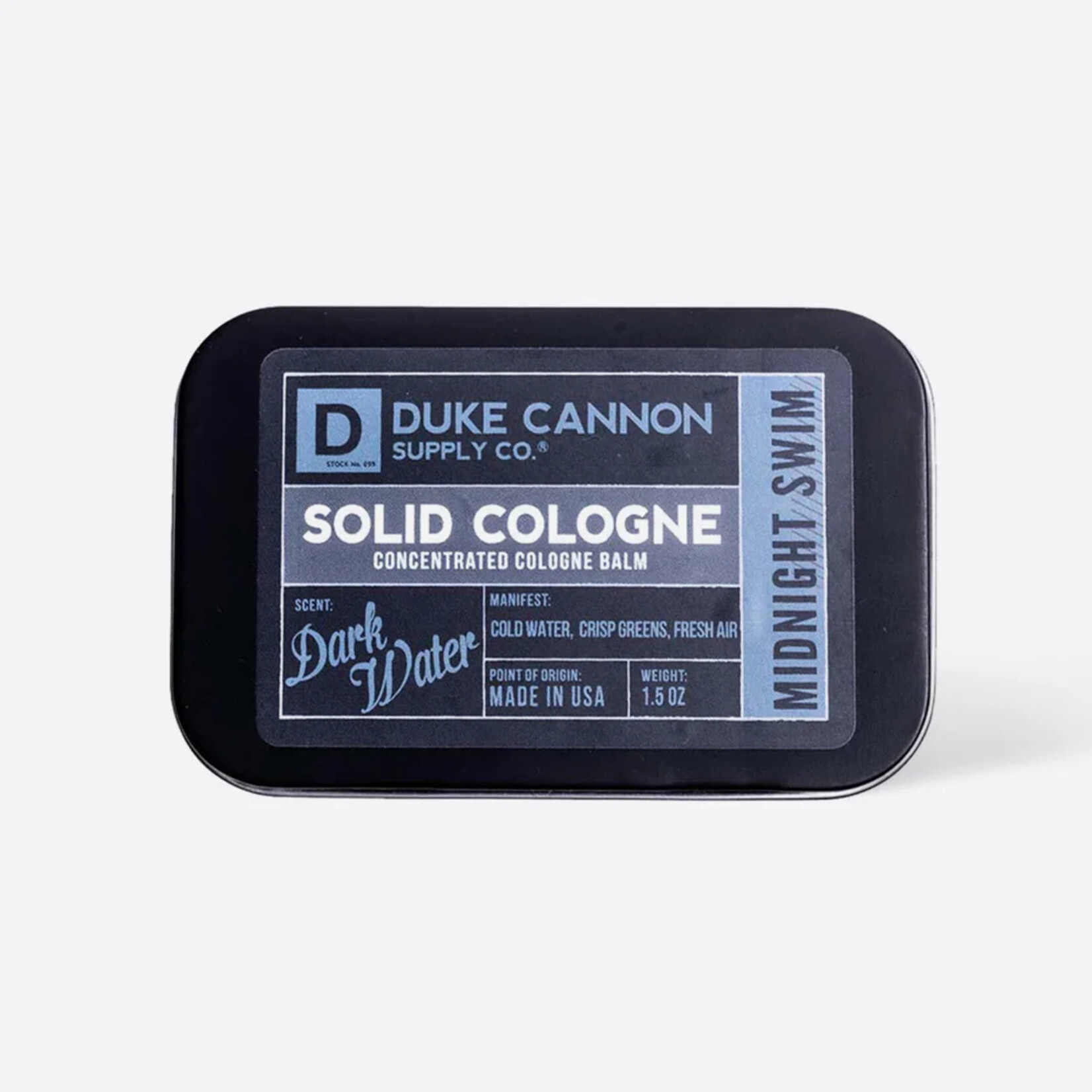 Duke Cannon Solid Cologne Midnight Swim