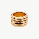 Soko Uzi Spinning Statement Ring