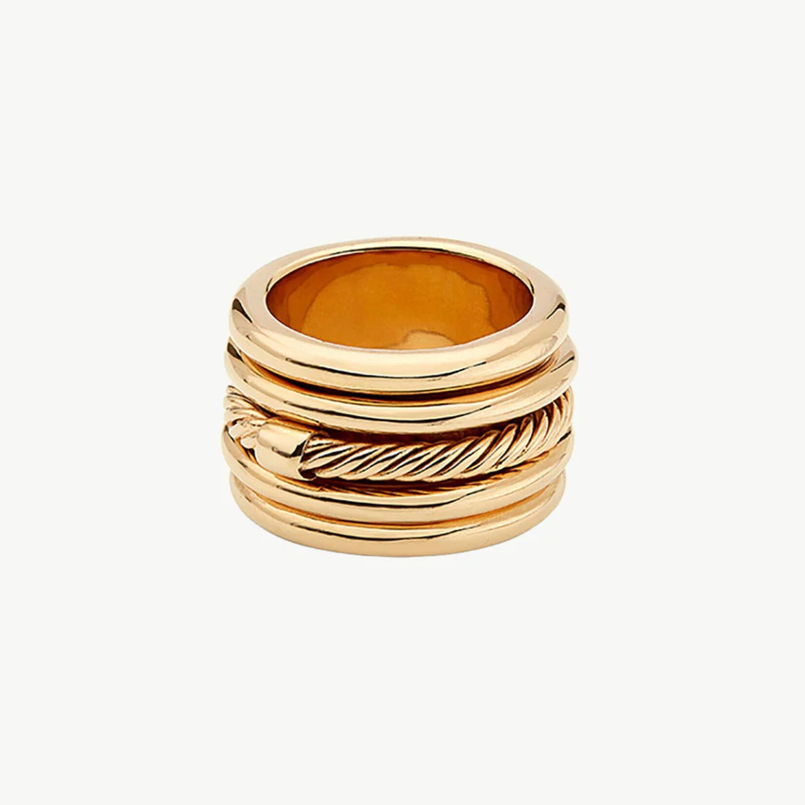 Soko Uzi Spinning Statement Ring