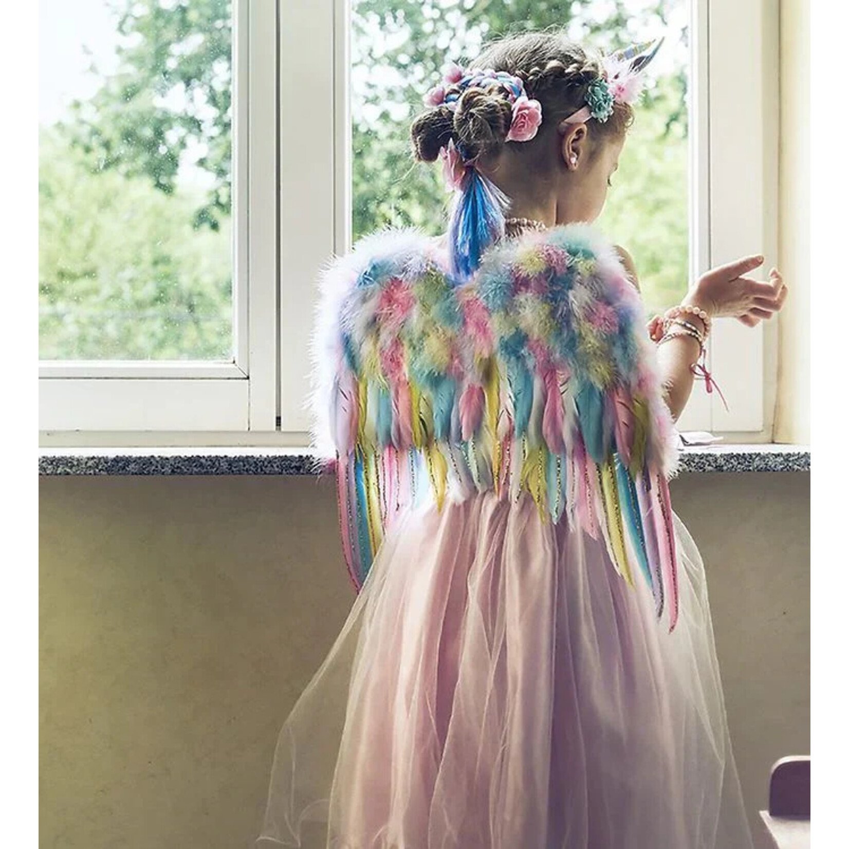 Speedy Monkey Unicorn Wings Costume