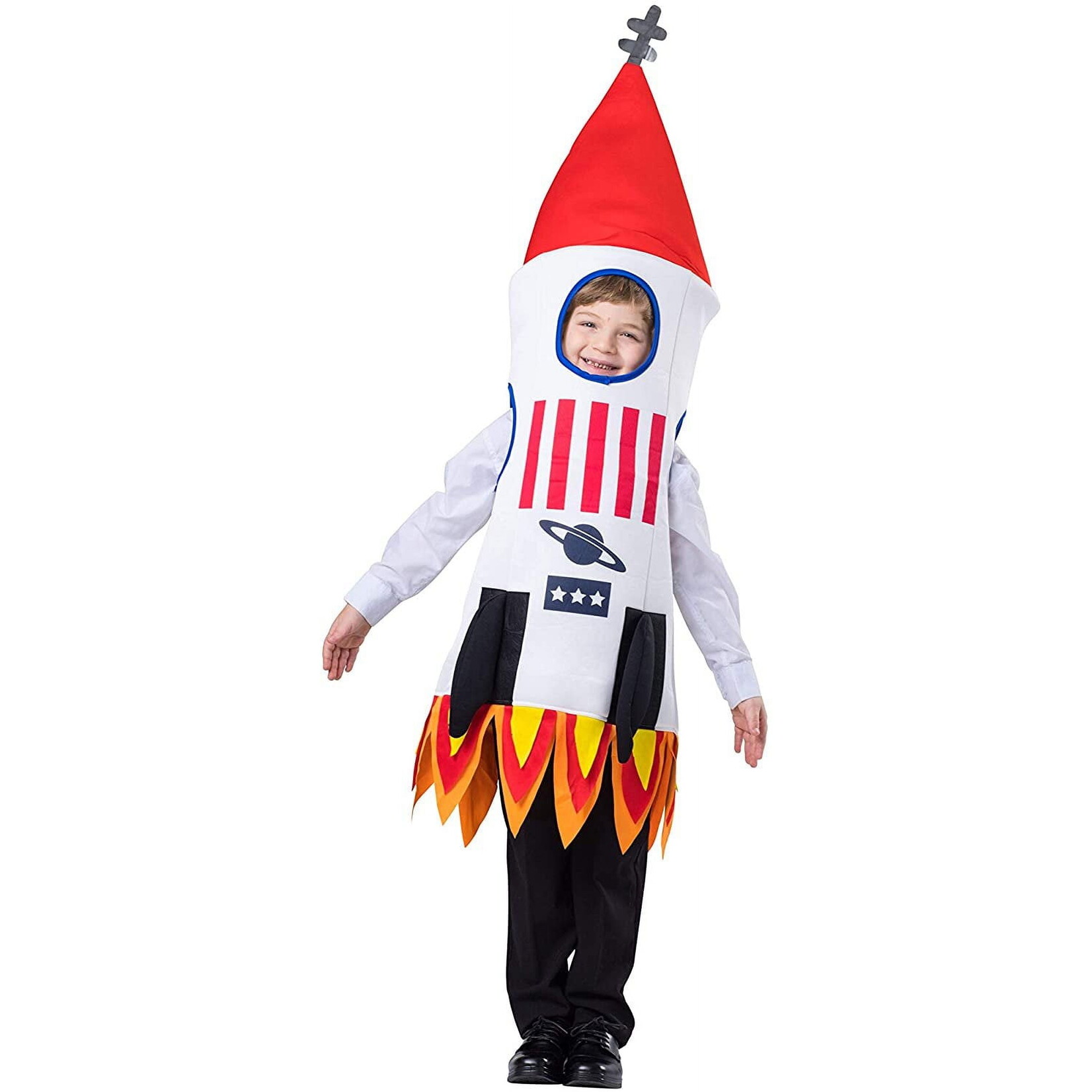 Dress Up America Kids Rocket Ship Costume (M/L)