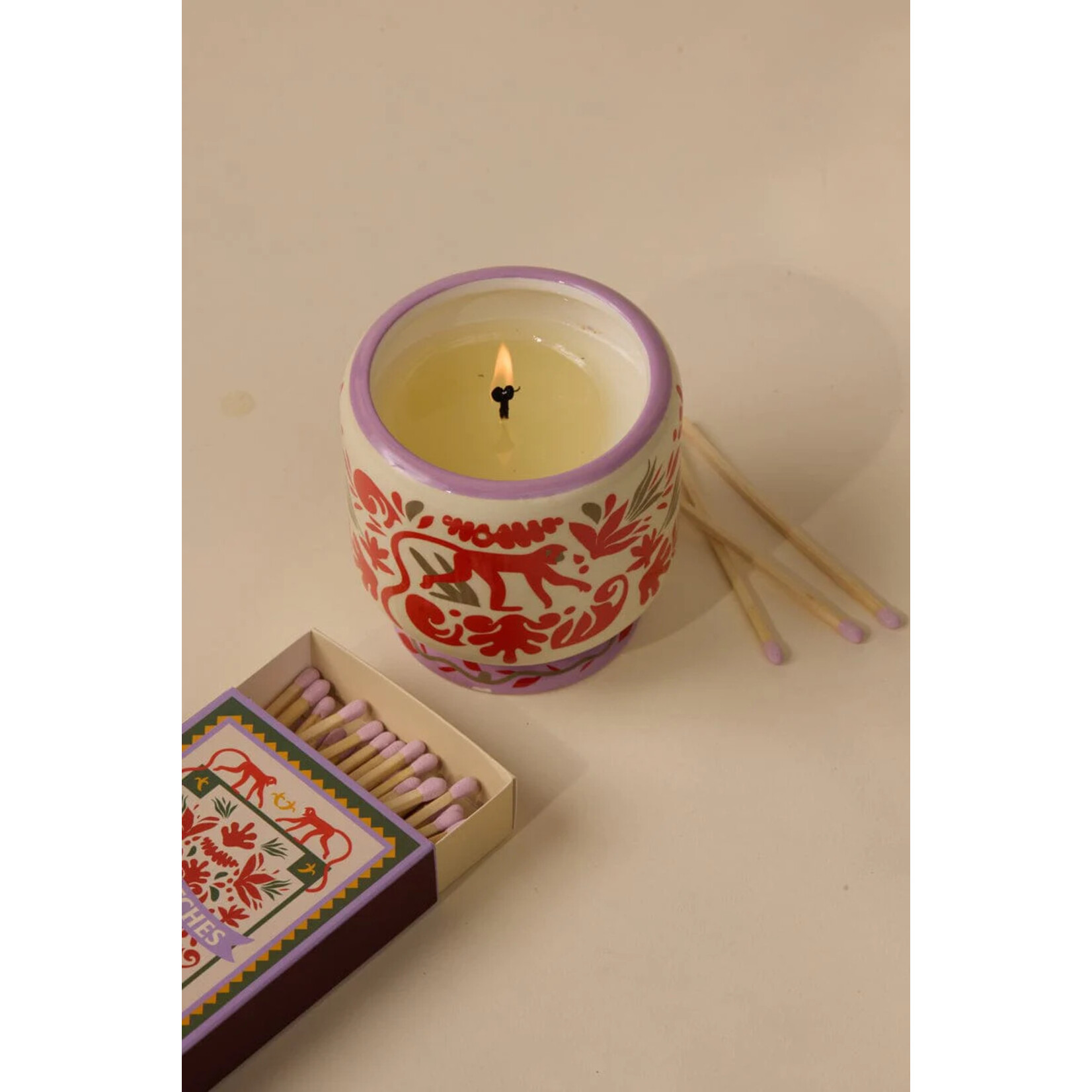 Paddywax A Dopo Jungle Ceramic Candle- Coconut Amber